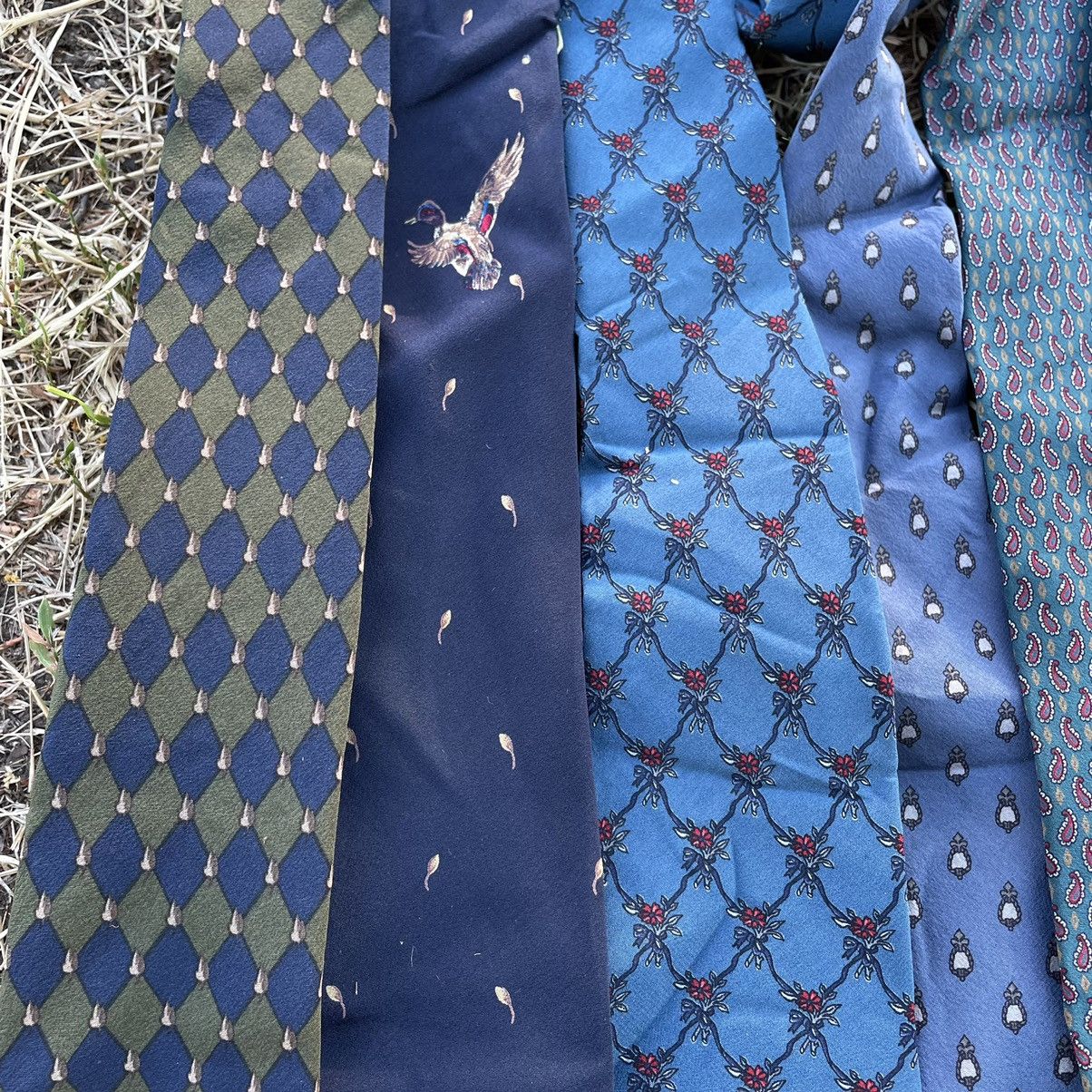 Ermenegildo Zegna × Vintage Vintage 90s Ermenegildo Zegna Lot 6 TIES Ties Luxury Size ONE SIZE - 4 Thumbnail