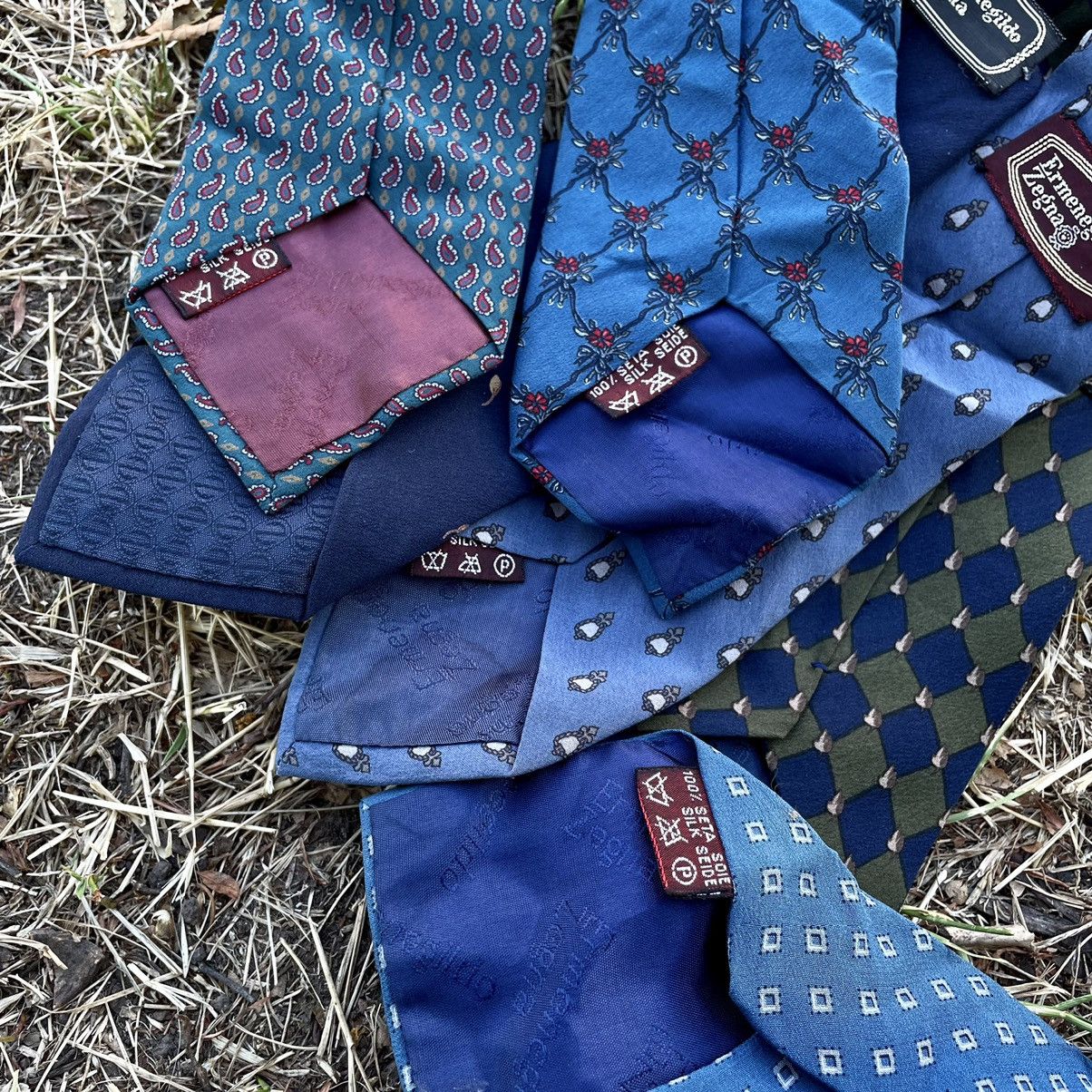 Ermenegildo Zegna × Vintage Vintage 90s Ermenegildo Zegna Lot 6 TIES Ties Luxury Size ONE SIZE - 9 Thumbnail