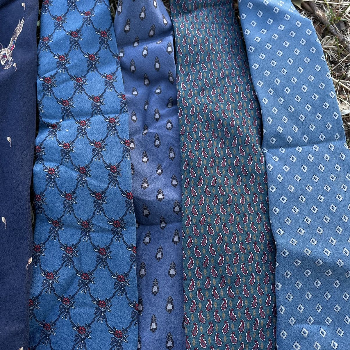 Ermenegildo Zegna × Vintage Vintage 90s Ermenegildo Zegna Lot 6 TIES Ties Luxury Size ONE SIZE - 5 Thumbnail