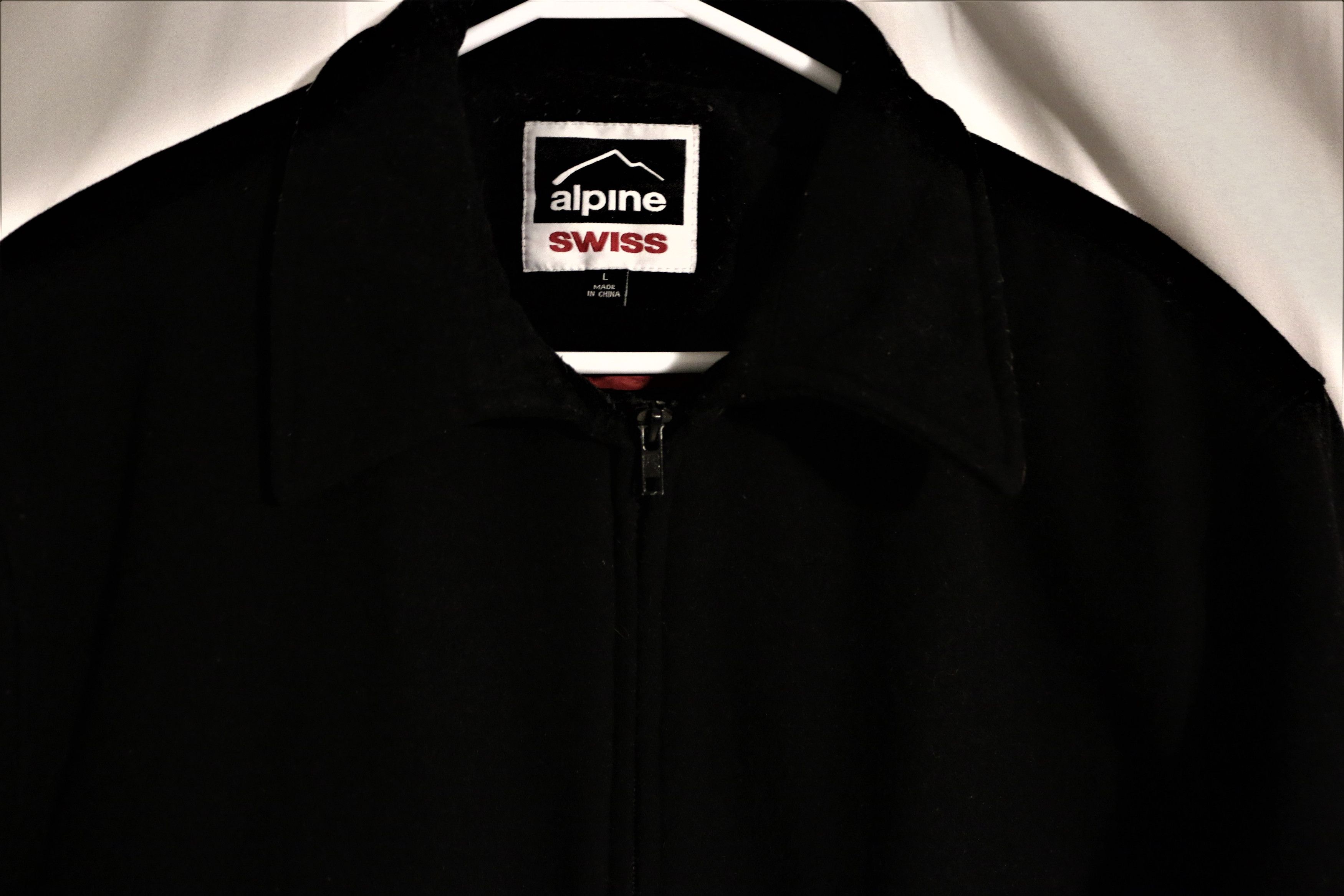 Other Alpine Swiss Wool Blend Open Bottom Jacket JD Bomber Zipper Size US L / EU 52-54 / 3 - 6 Thumbnail