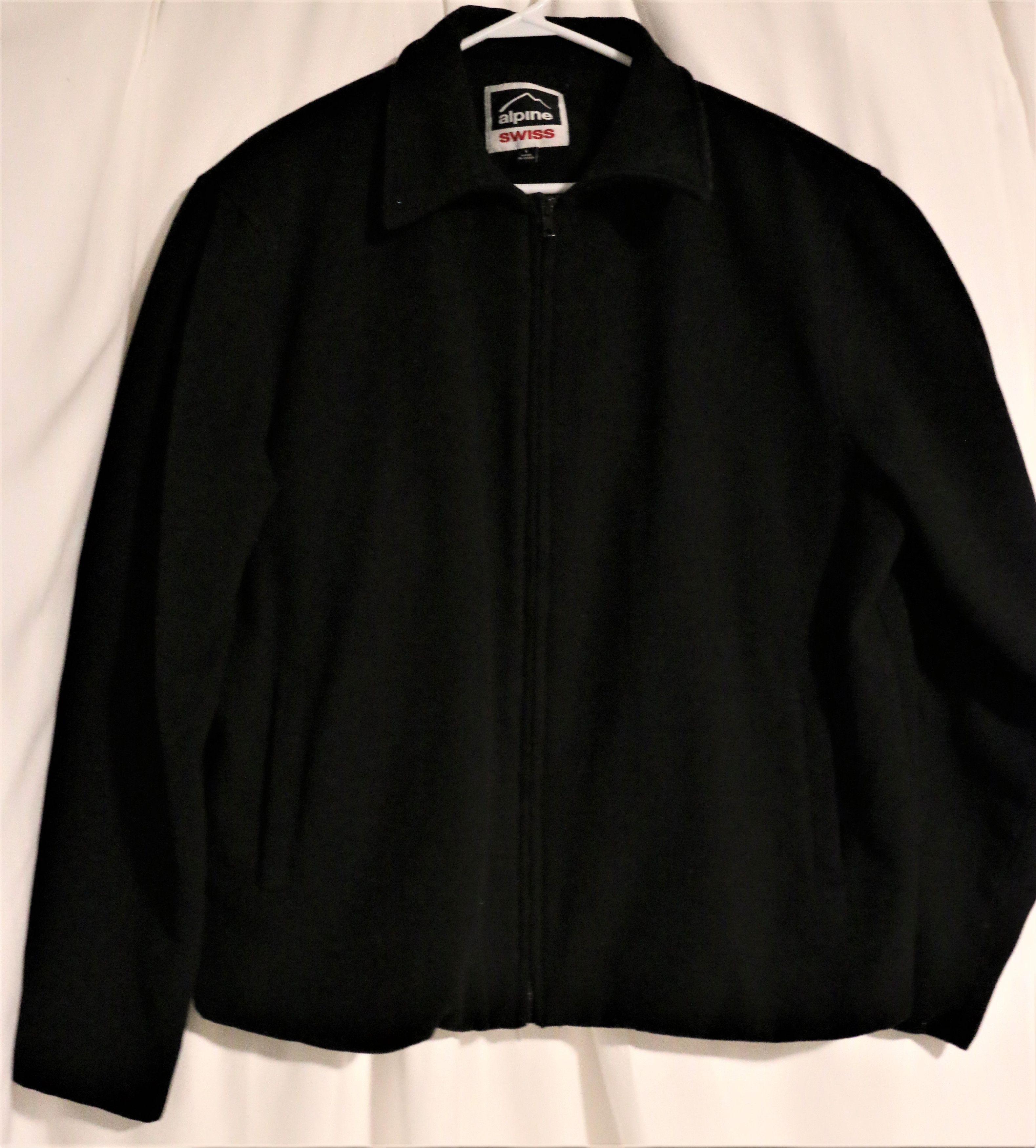 Other Alpine Swiss Wool Blend Open Bottom Jacket JD Bomber Zipper Size US L / EU 52-54 / 3 - 4 Thumbnail