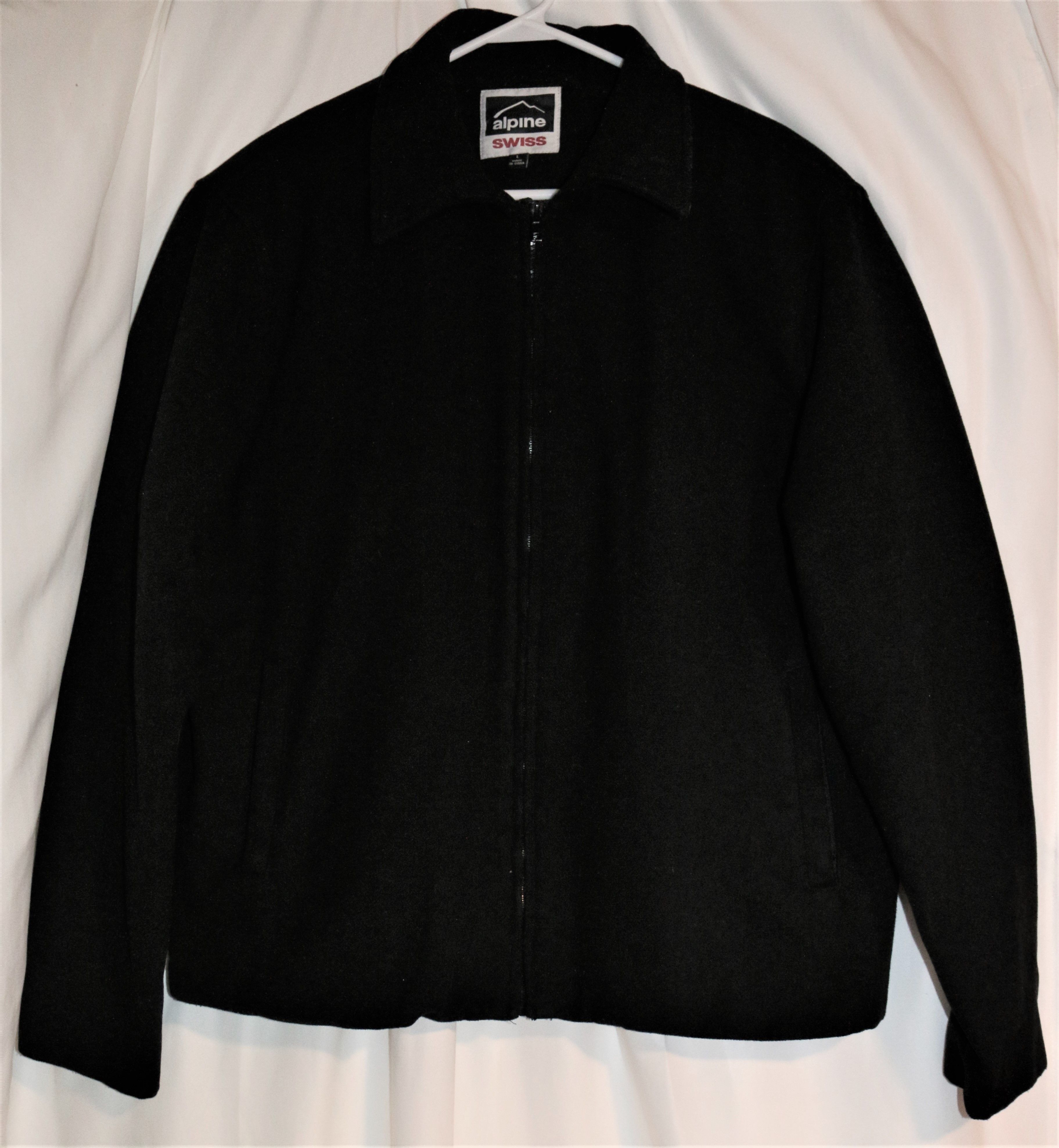 Other Alpine Swiss Wool Blend Open Bottom Jacket JD Bomber Zipper Size US L / EU 52-54 / 3 - 5 Thumbnail