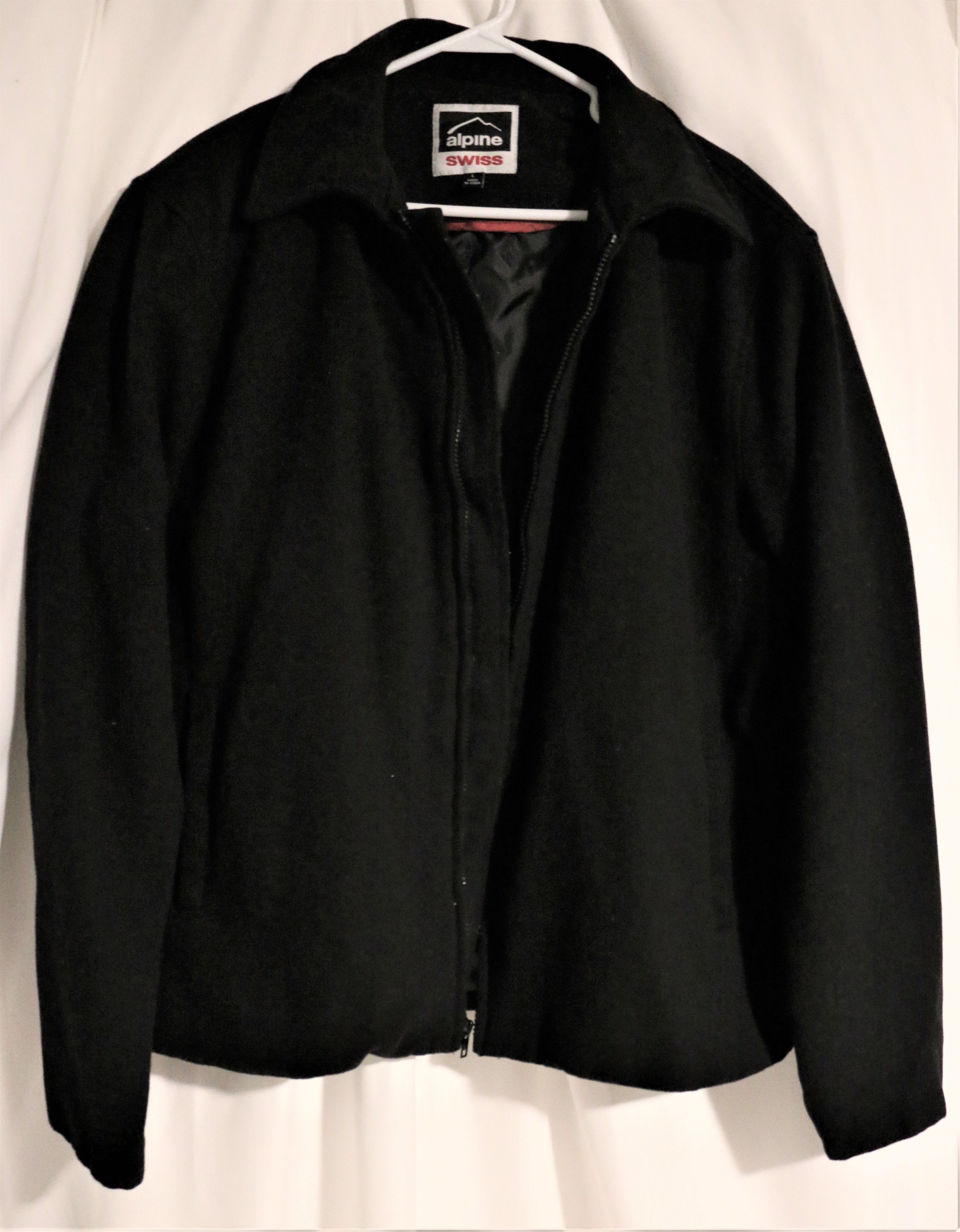Other Alpine Swiss Wool Blend Open Bottom Jacket JD Bomber Zipper Size US L / EU 52-54 / 3 - 1 Thumbnail