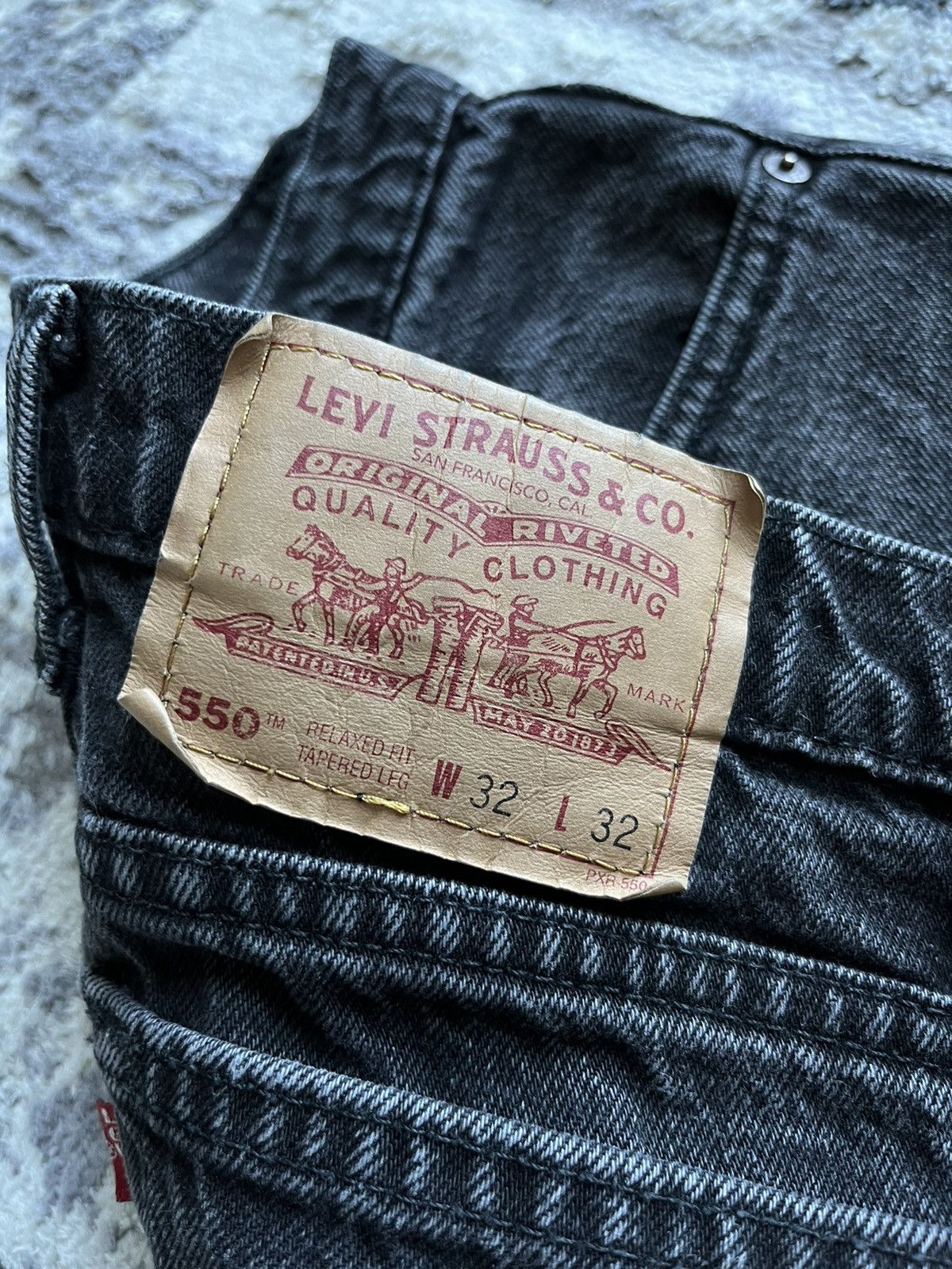 Levi's Vintage Faded Black Levis Jeans Size US 31 - 3 Thumbnail