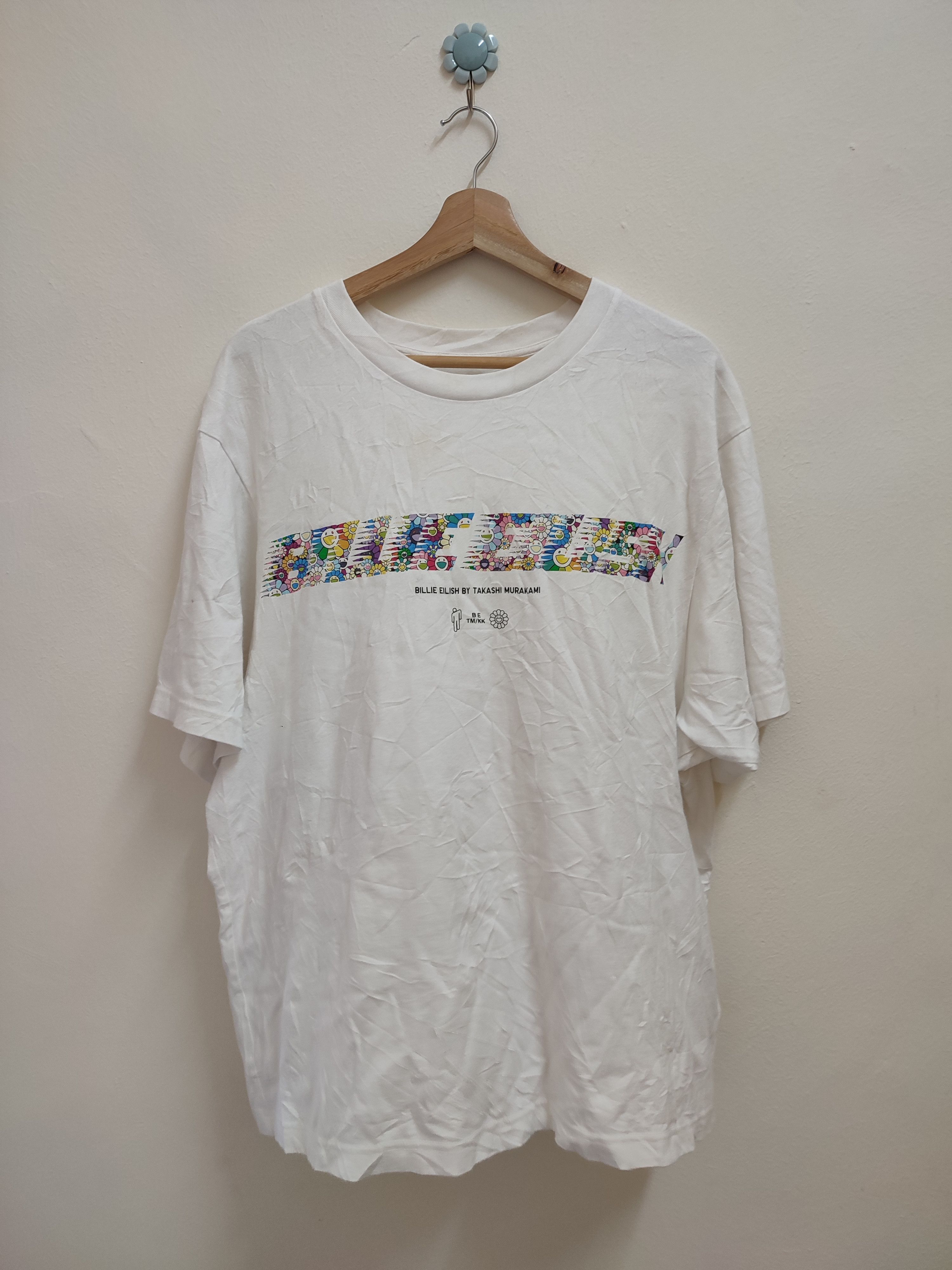 Band Tees × Uniqlo × Vintage 🔥 BAGGY 🔥Billie Eilish by Takashi Murakami Shirt Size US L / EU 52-54 / 3 - 1 Thumbnail