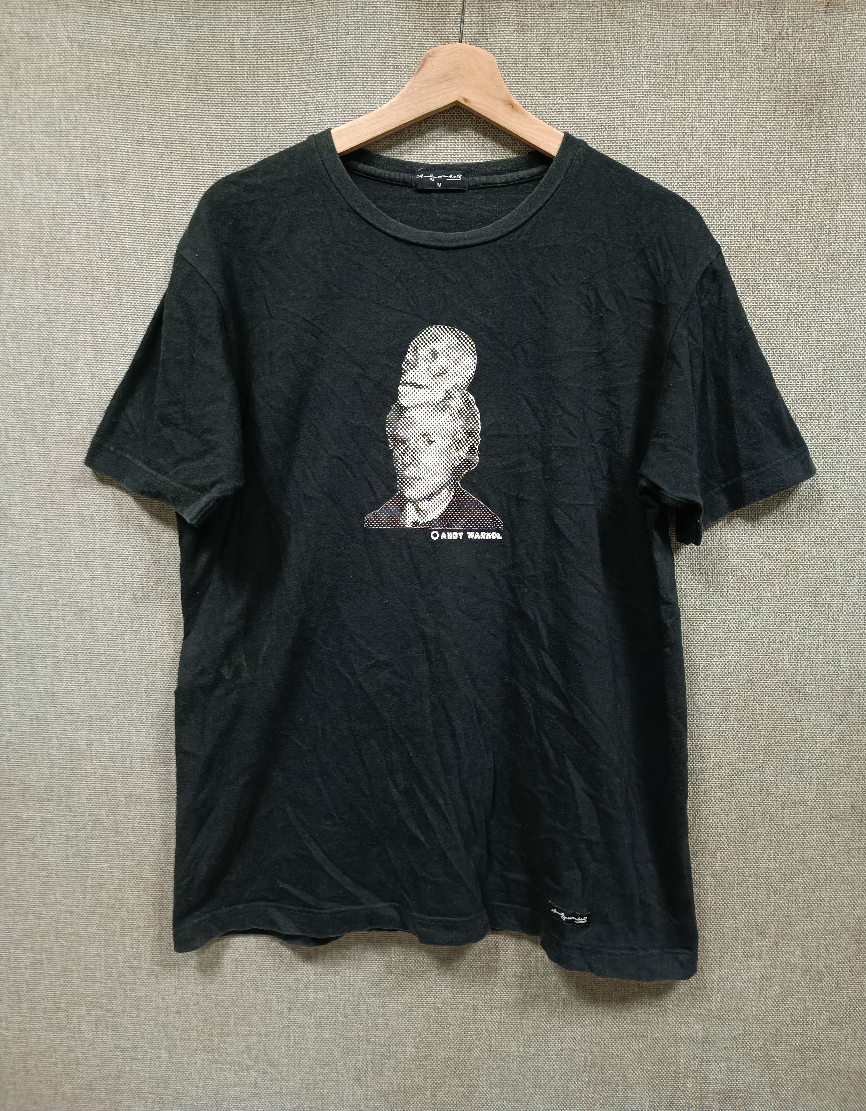 t shirt Andy Warhol X skulls