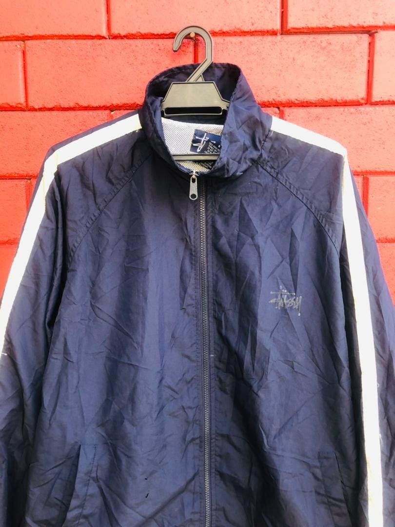 Japanese Brand × Stussy × Vintage Vintage Stussy Streetwear Windbreaker Fashion Style Size US L / EU 52-54 / 3 - 3 Thumbnail
