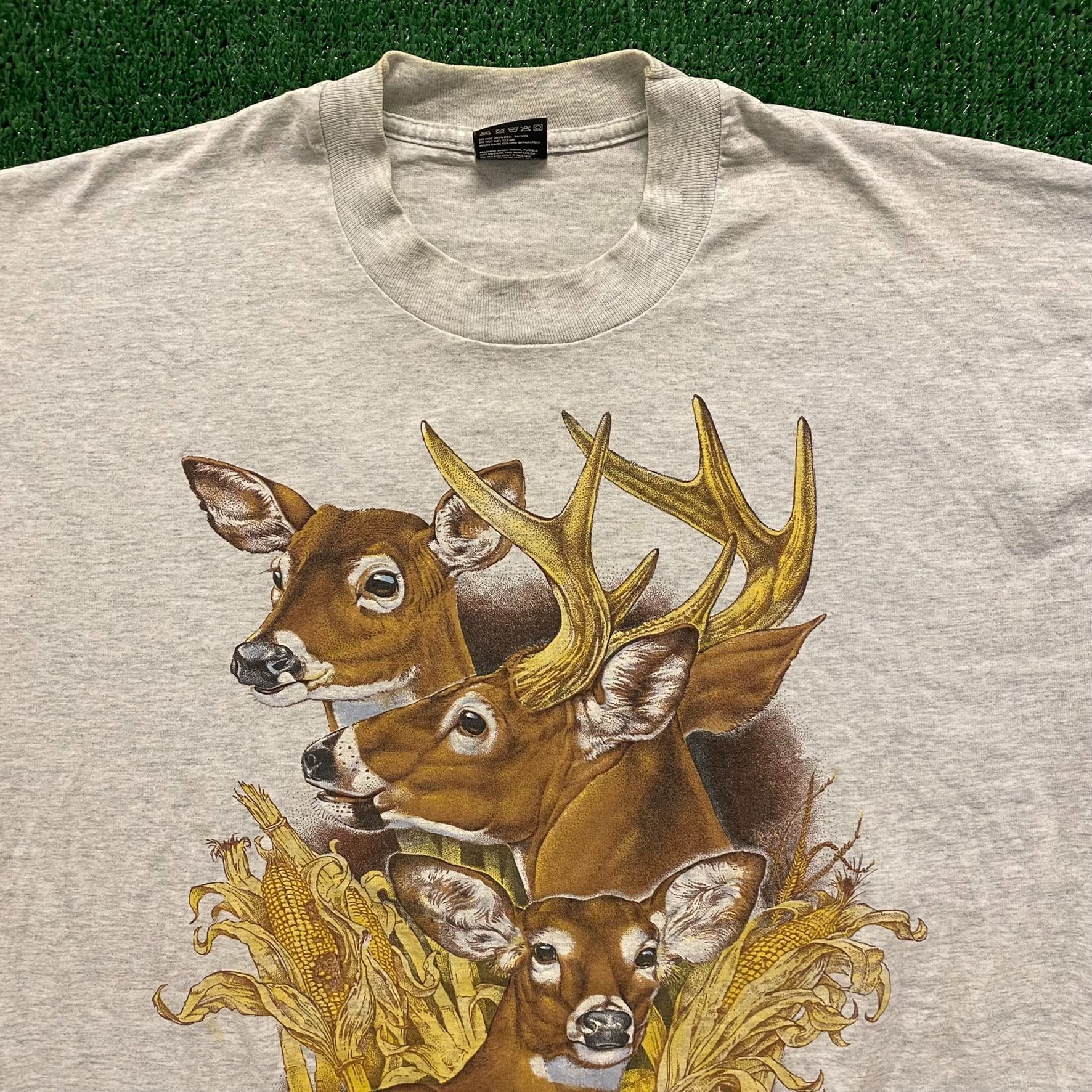 Vintage Elk Deer Vintage 90s Nature T-Shirt Size US XL / EU 56 / 4 - 2 Thumbnail