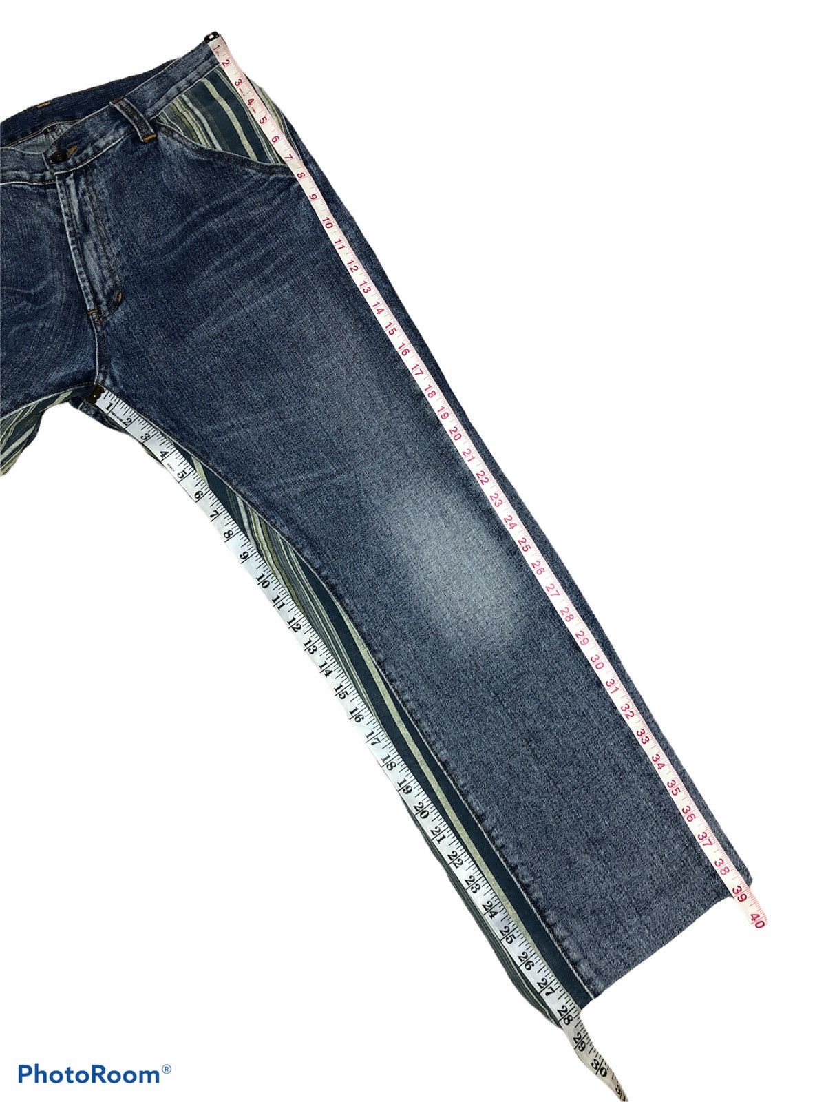 Hypebeast WIDE LEG⚡️⚡️RECONSTRUCTED DENIM Size US 34 / EU 50 - 9 Thumbnail