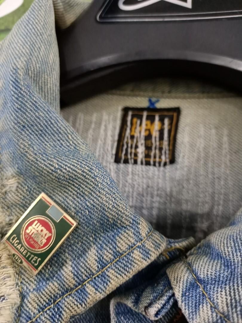 Lee × Vintage Lee Reconstructed Patchwork Denim Trucker Size US L / EU 52-54 / 3 - 7 Thumbnail