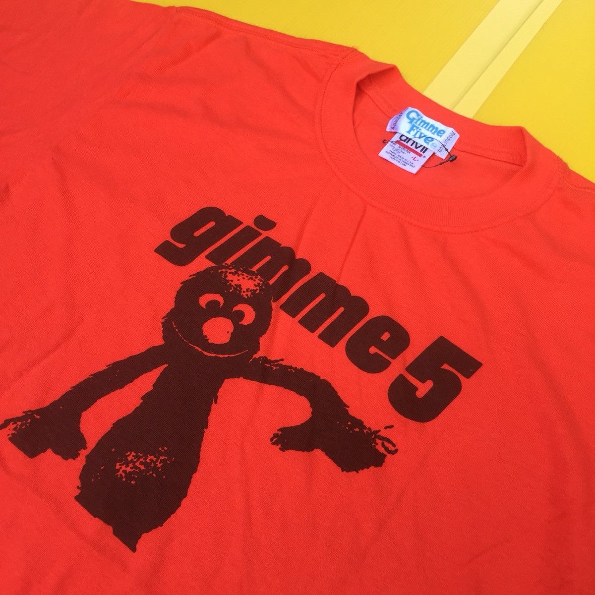 Vintage Vintage Gimme Five T shirt Size US L / EU 52-54 / 3 - 1 Thumbnail