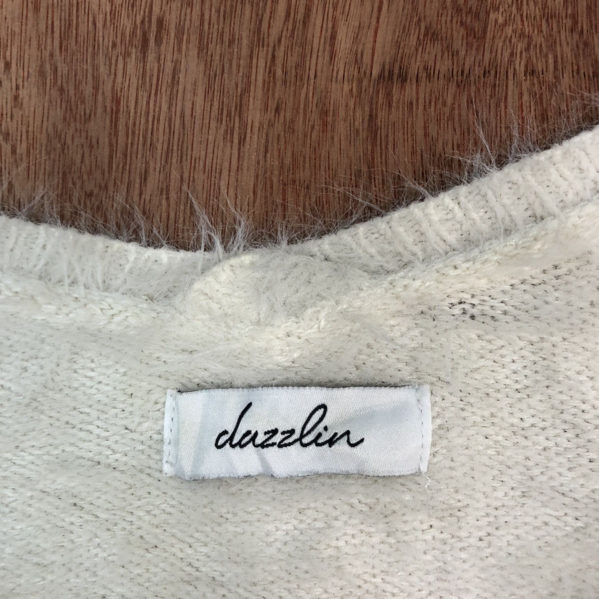 Homespun Knitwear Dazzlin White Mohair Knitwear #0443 Size US M / EU 48-50 / 2 - 10 Thumbnail