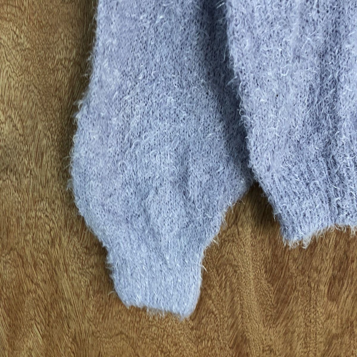 Homespun Knitwear × Japanese Brand GU Purple Mohair Shag Shaggy Knitwear #0445 Size US M / EU 48-50 / 2 - 6 Thumbnail