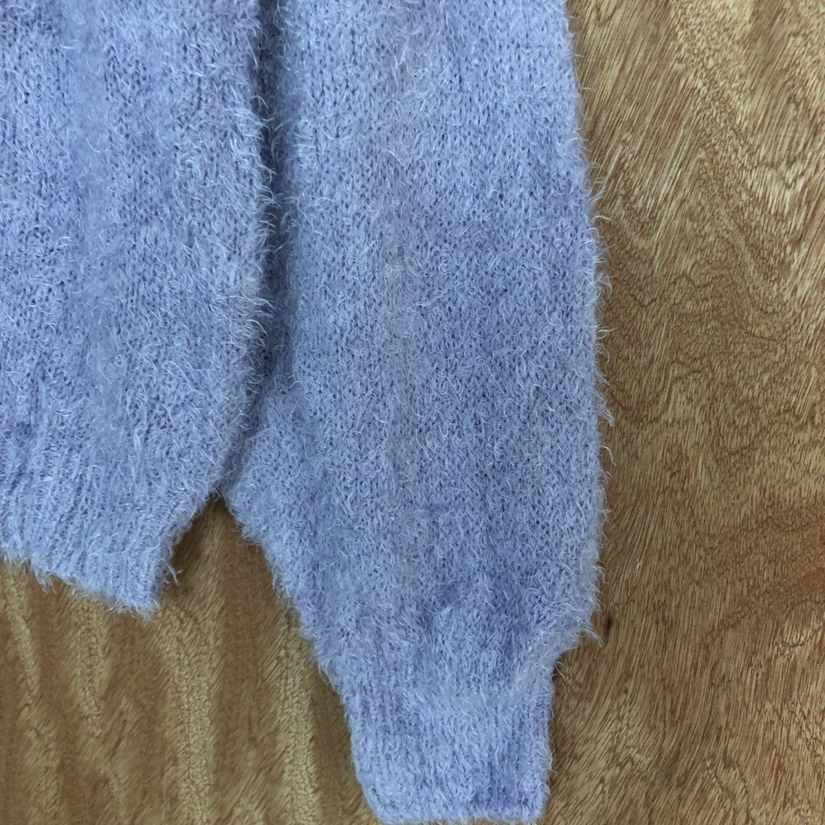 Homespun Knitwear × Japanese Brand GU Purple Mohair Shag Shaggy Knitwear #0445 Size US M / EU 48-50 / 2 - 4 Thumbnail