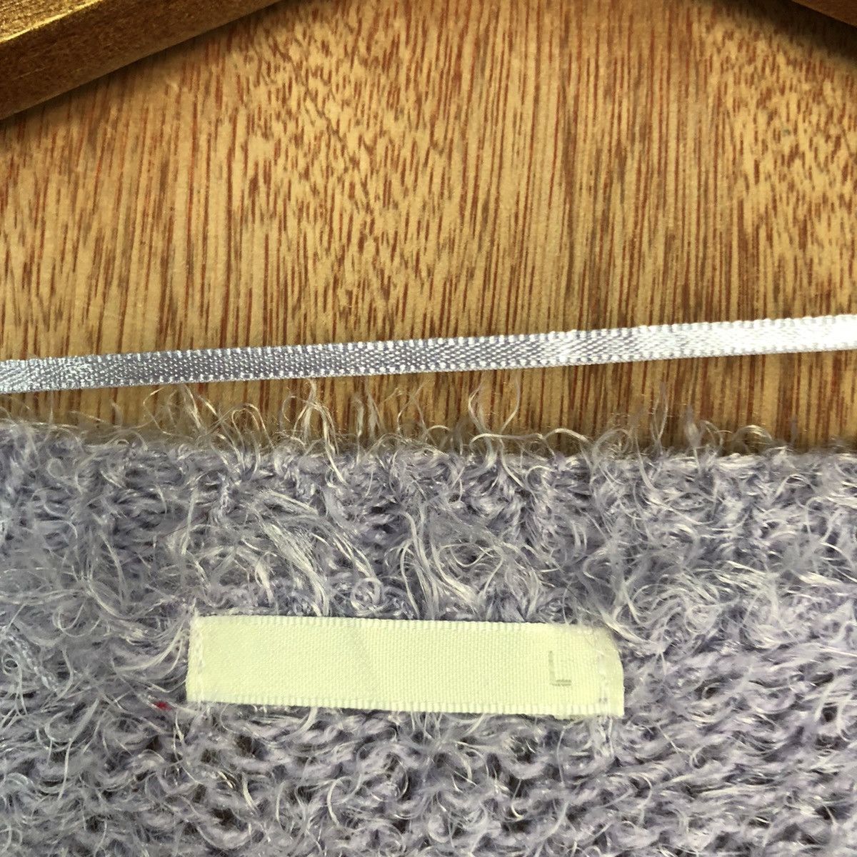 Homespun Knitwear × Japanese Brand GU Purple Mohair Shag Shaggy Knitwear #0445 Size US M / EU 48-50 / 2 - 9 Thumbnail