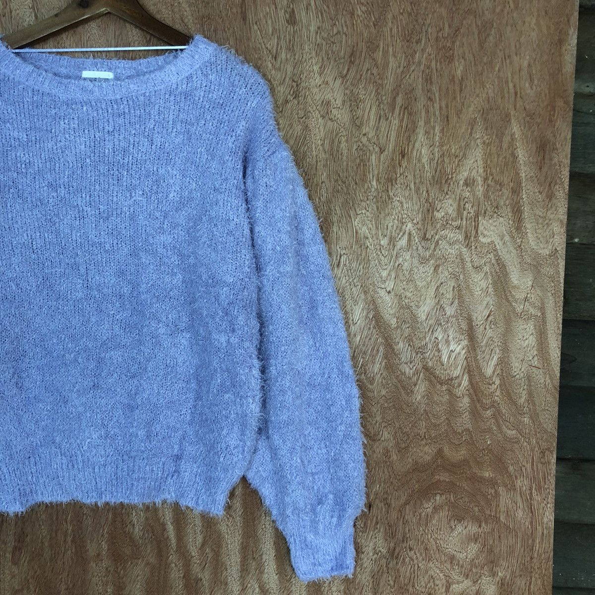 Homespun Knitwear × Japanese Brand GU Purple Mohair Shag Shaggy Knitwear #0445 Size US M / EU 48-50 / 2 - 5 Thumbnail