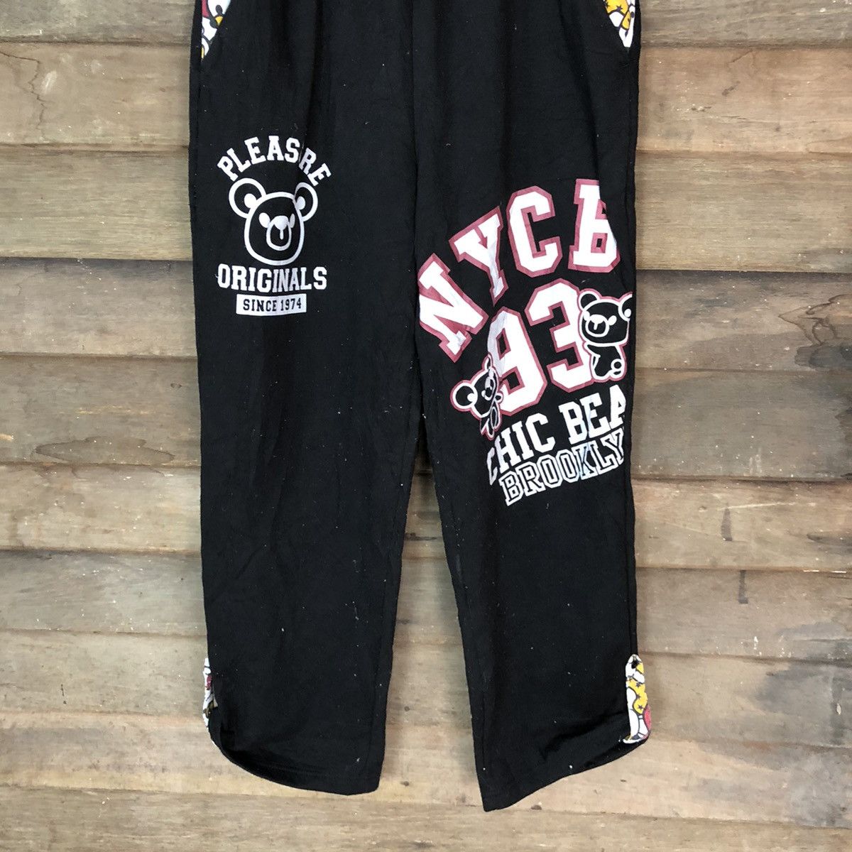 Cartoon Network Chic Bea Black print cartoon Joggers Pants #H441 Size 26" / US 2 / IT 38 - 3 Thumbnail