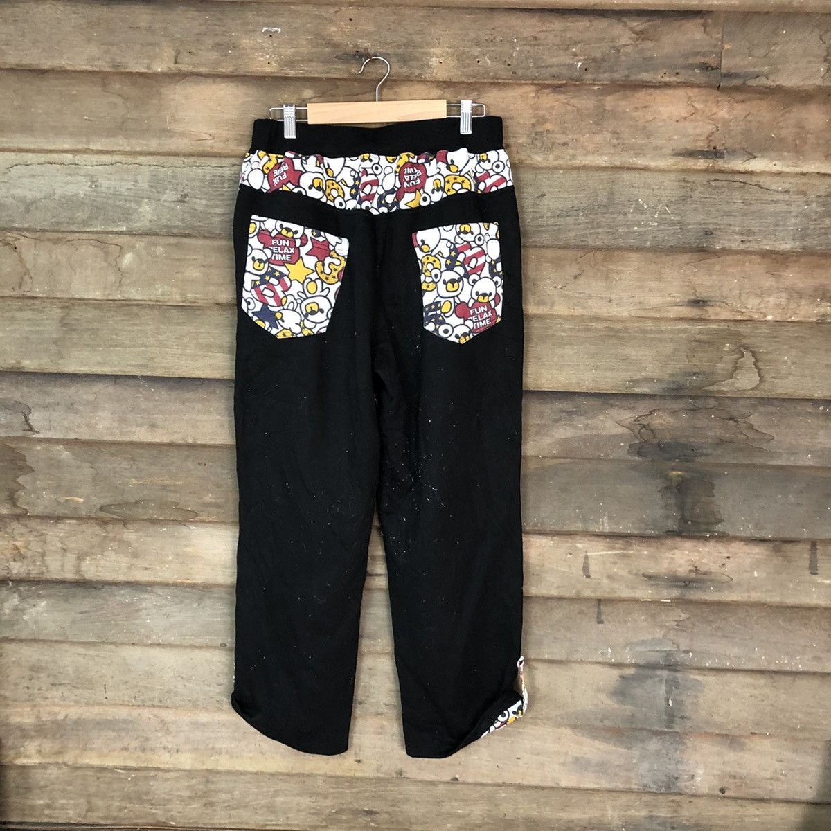 Cartoon Network Chic Bea Black print cartoon Joggers Pants #H441 Size 26" / US 2 / IT 38 - 10 Thumbnail