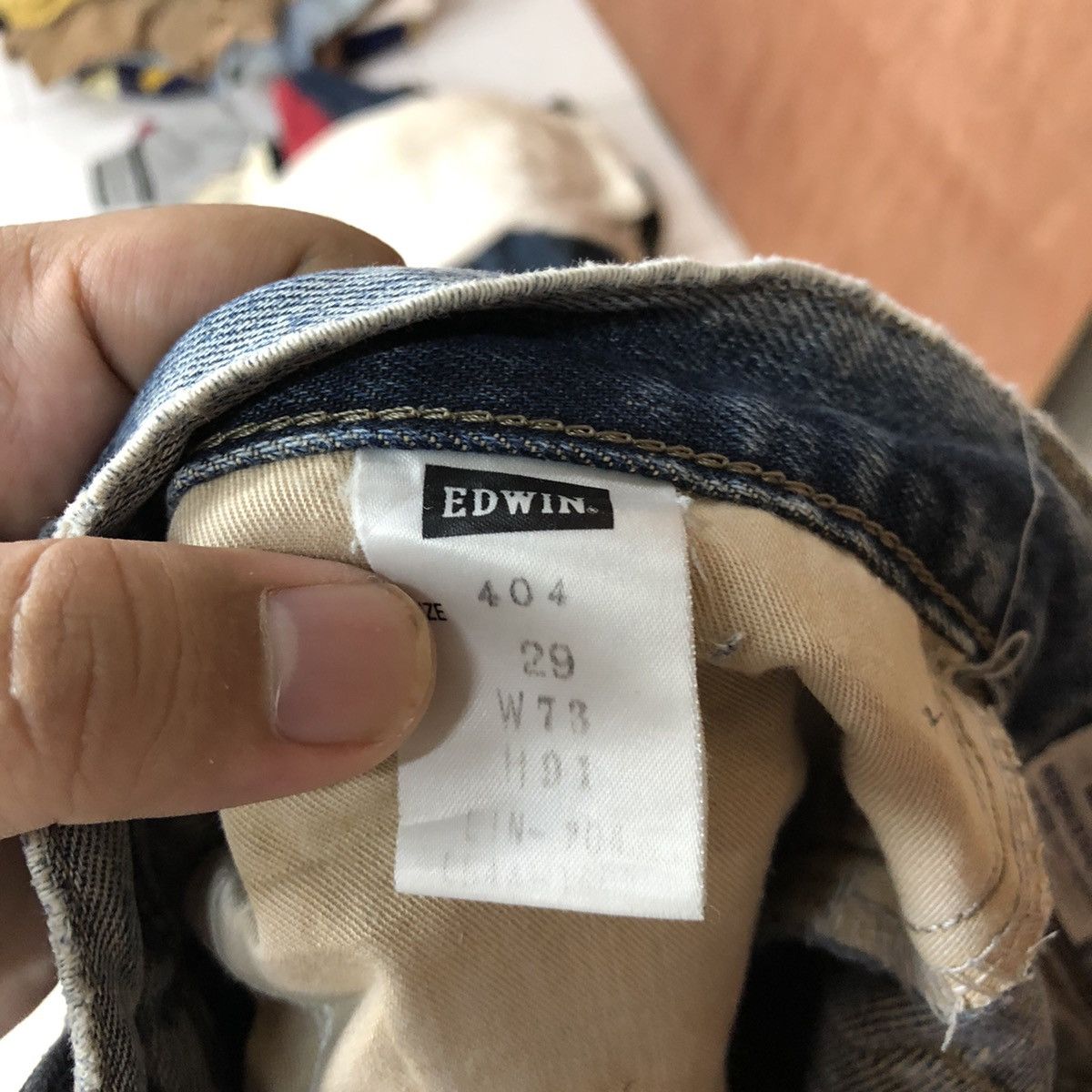 Edwin Edwin Blue Distressed Denim #H439 Size US 28 / EU 44 - 20 Thumbnail
