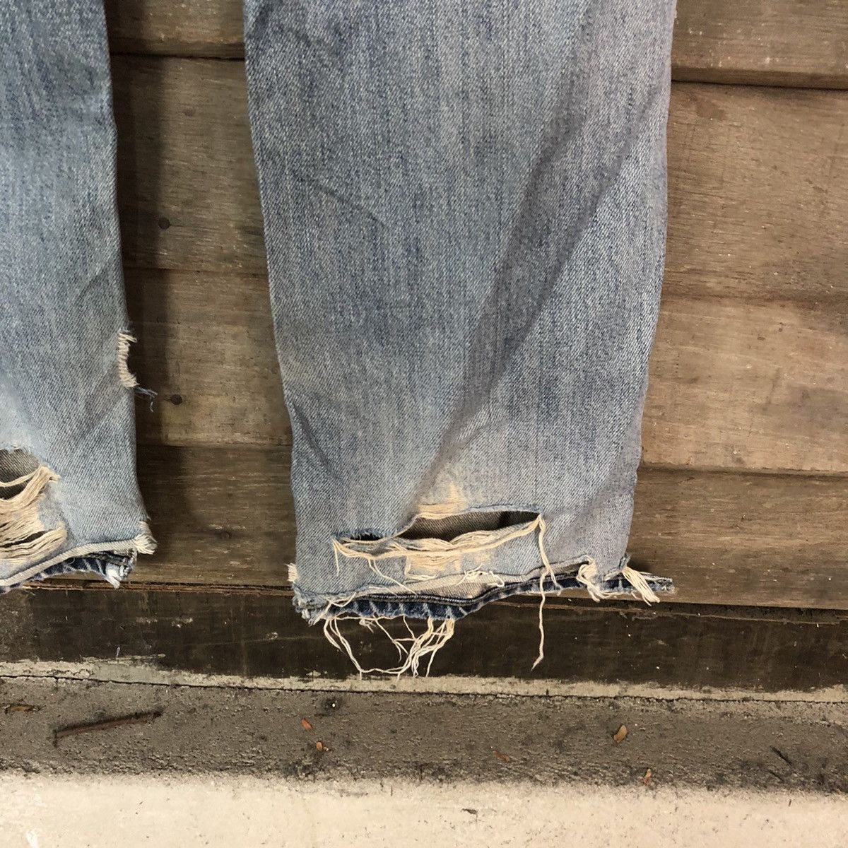 Edwin Edwin Blue Distressed Denim #H439 Size US 28 / EU 44 - 18 Thumbnail