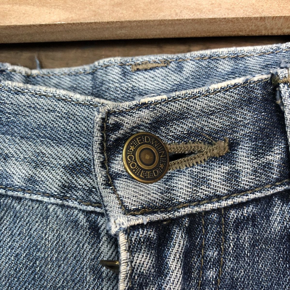 Edwin Edwin Blue Distressed Denim #H439 Size US 28 / EU 44 - 10 Thumbnail