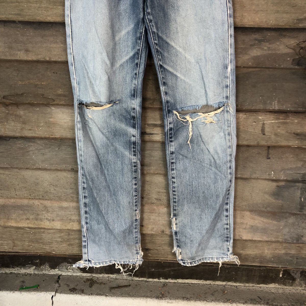 Edwin Edwin Blue Distressed Denim #H439 Size US 28 / EU 44 - 3 Thumbnail