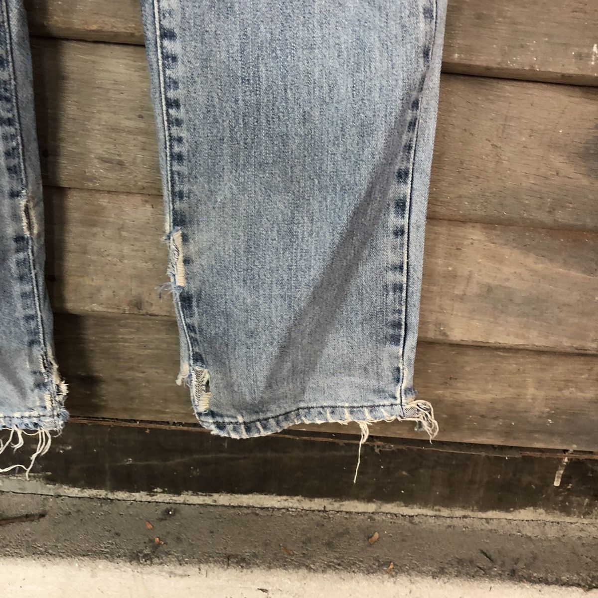 Edwin Edwin Blue Distressed Denim #H439 Size US 28 / EU 44 - 9 Thumbnail