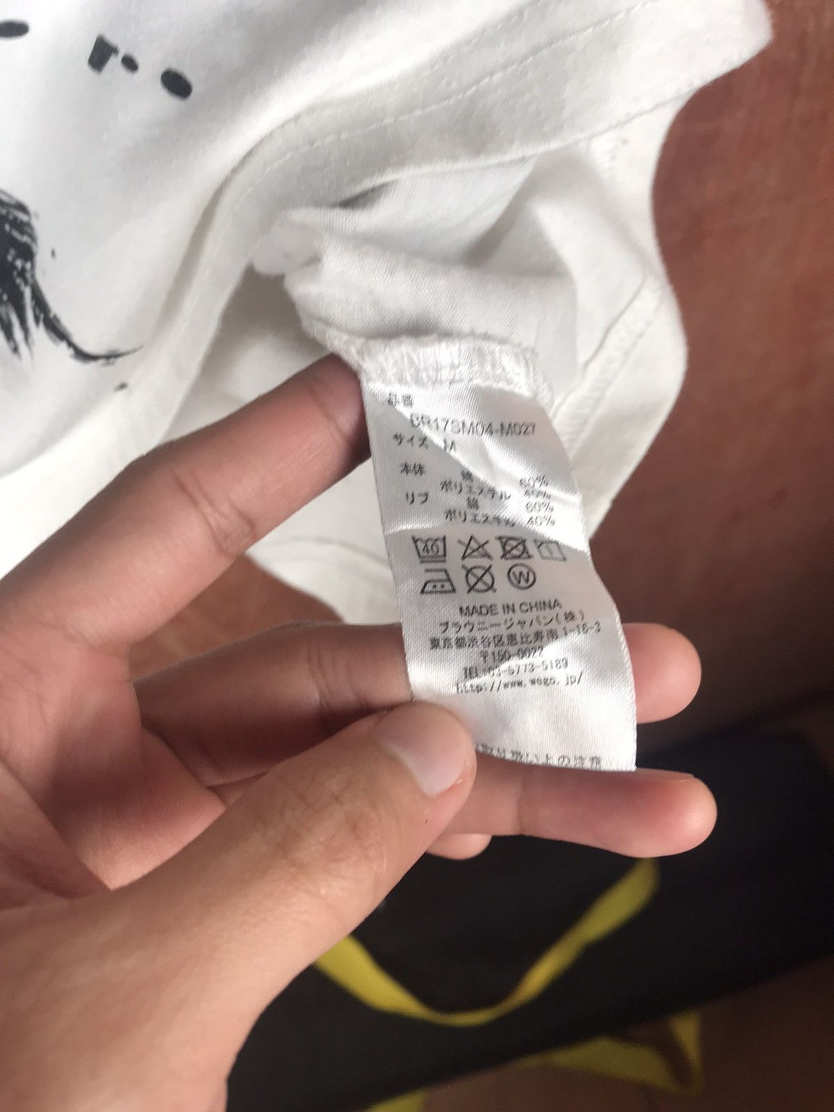 Japanese Brand Black fake painter tee japan #M010pa Size US S / EU 44-46 / 1 - 12 Thumbnail