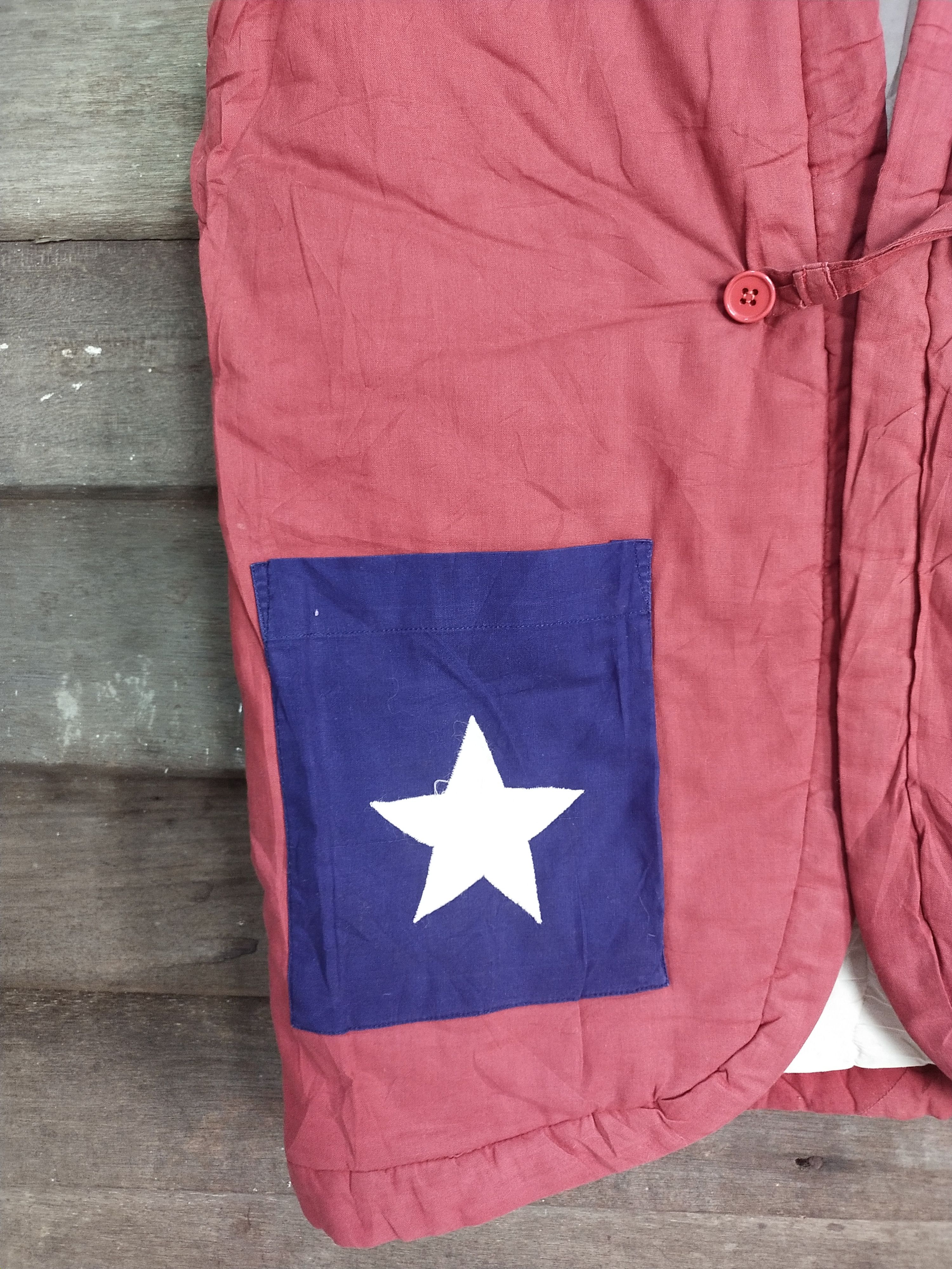 Cartoon Network × Japanese Brand Beatific Bear red vest sleeve less jacket #S201 Size US M / EU 48-50 / 2 - 9 Thumbnail