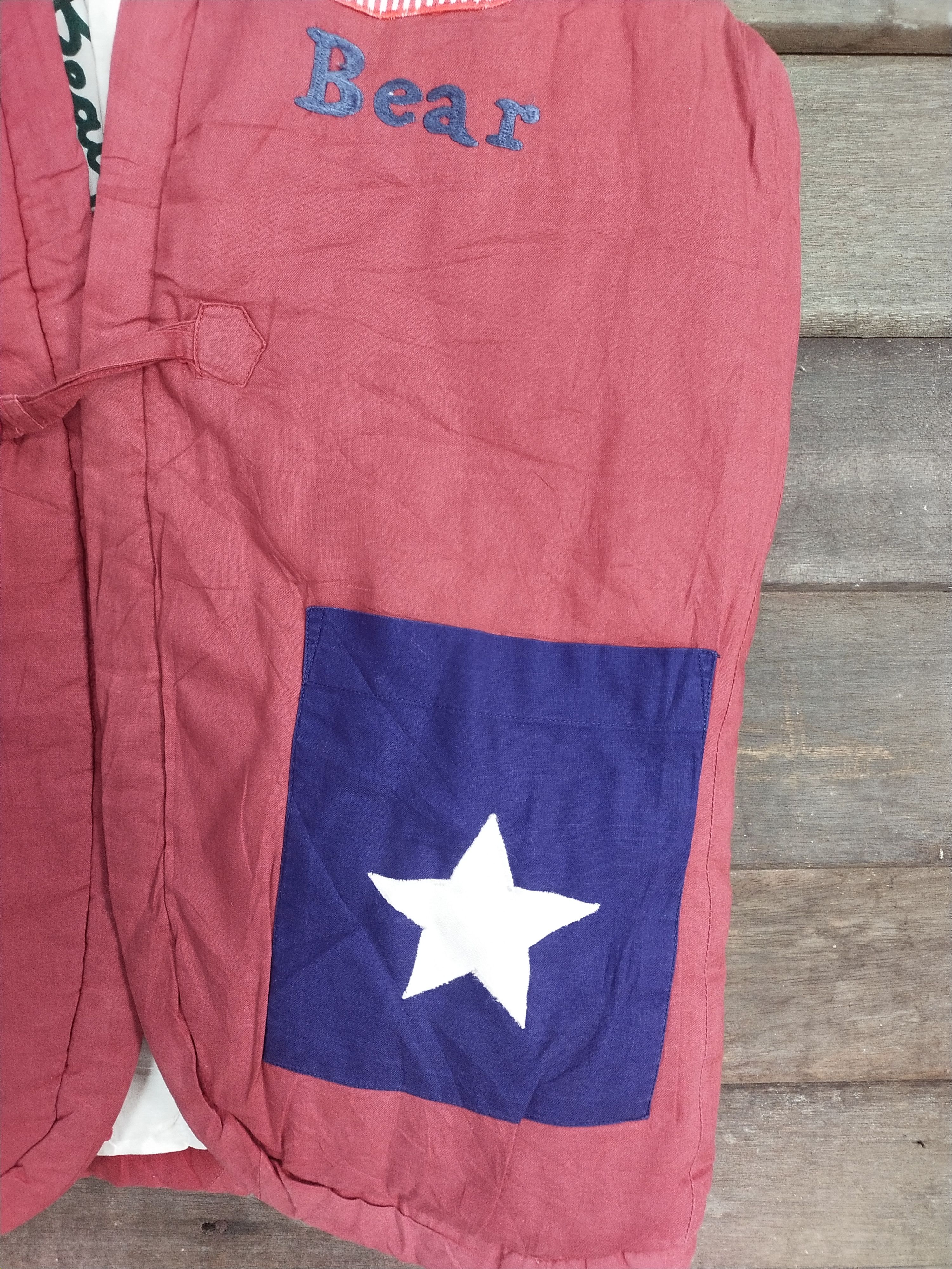 Cartoon Network × Japanese Brand Beatific Bear red vest sleeve less jacket #S201 Size US M / EU 48-50 / 2 - 7 Thumbnail