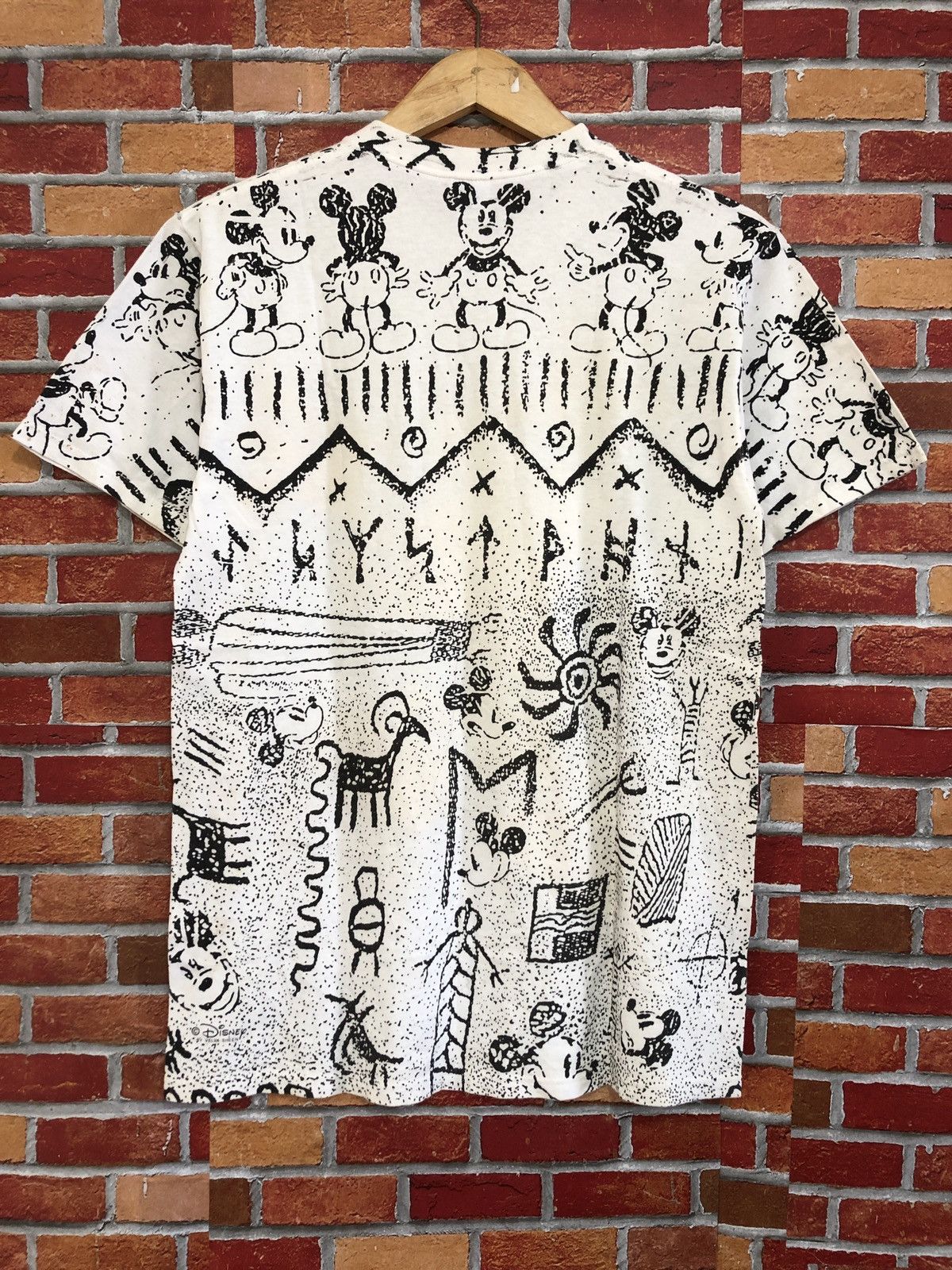 Disney × Mickey Mouse × Vintage Vintage Mickey Mouse All Over Print T-Shirt Size US M / EU 48-50 / 2 - 4 Thumbnail