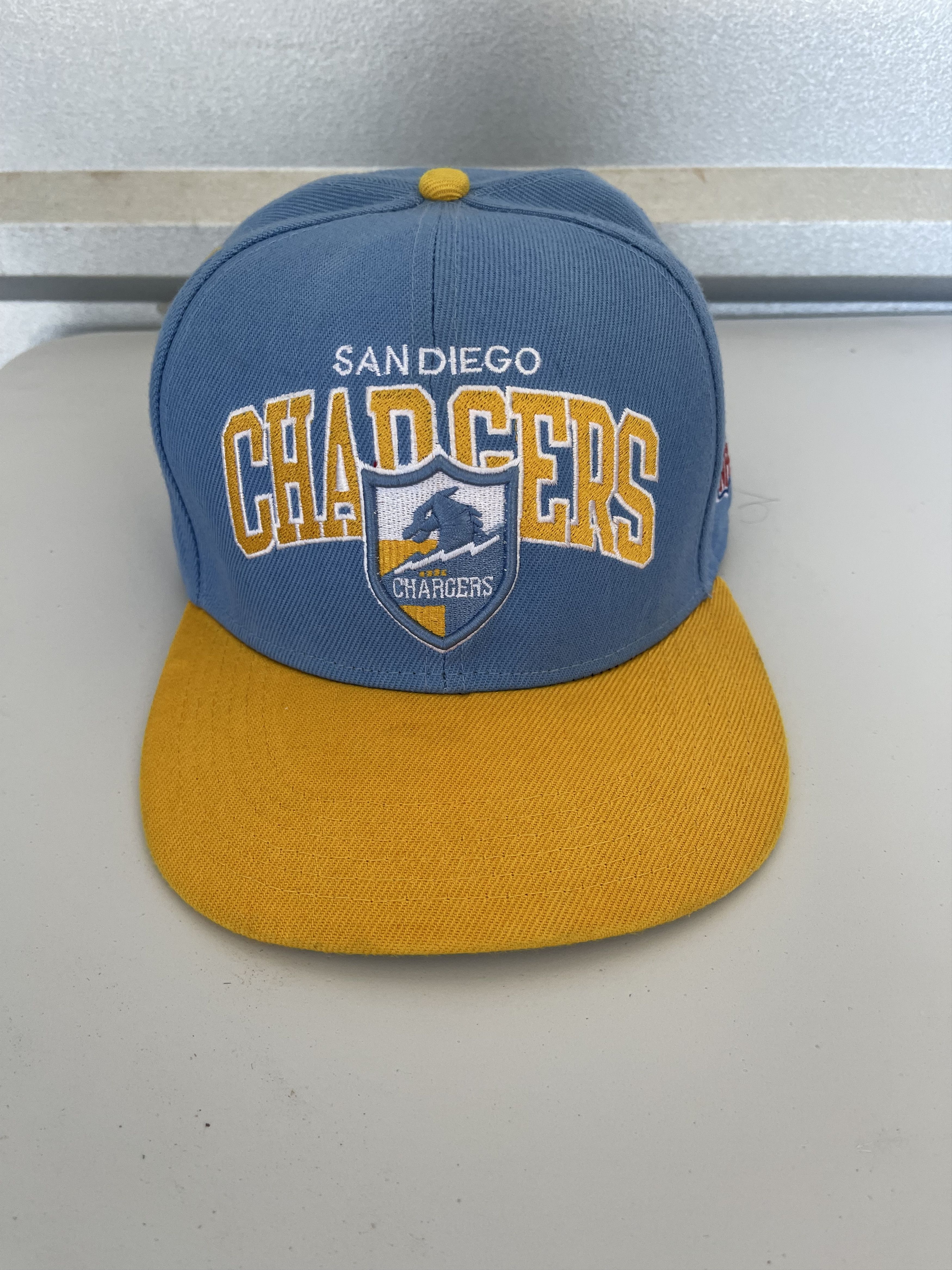 San Diego Chargers Mitchell & Ness NFL Snapback Cap Hat Yellow Crown/V –  Capland