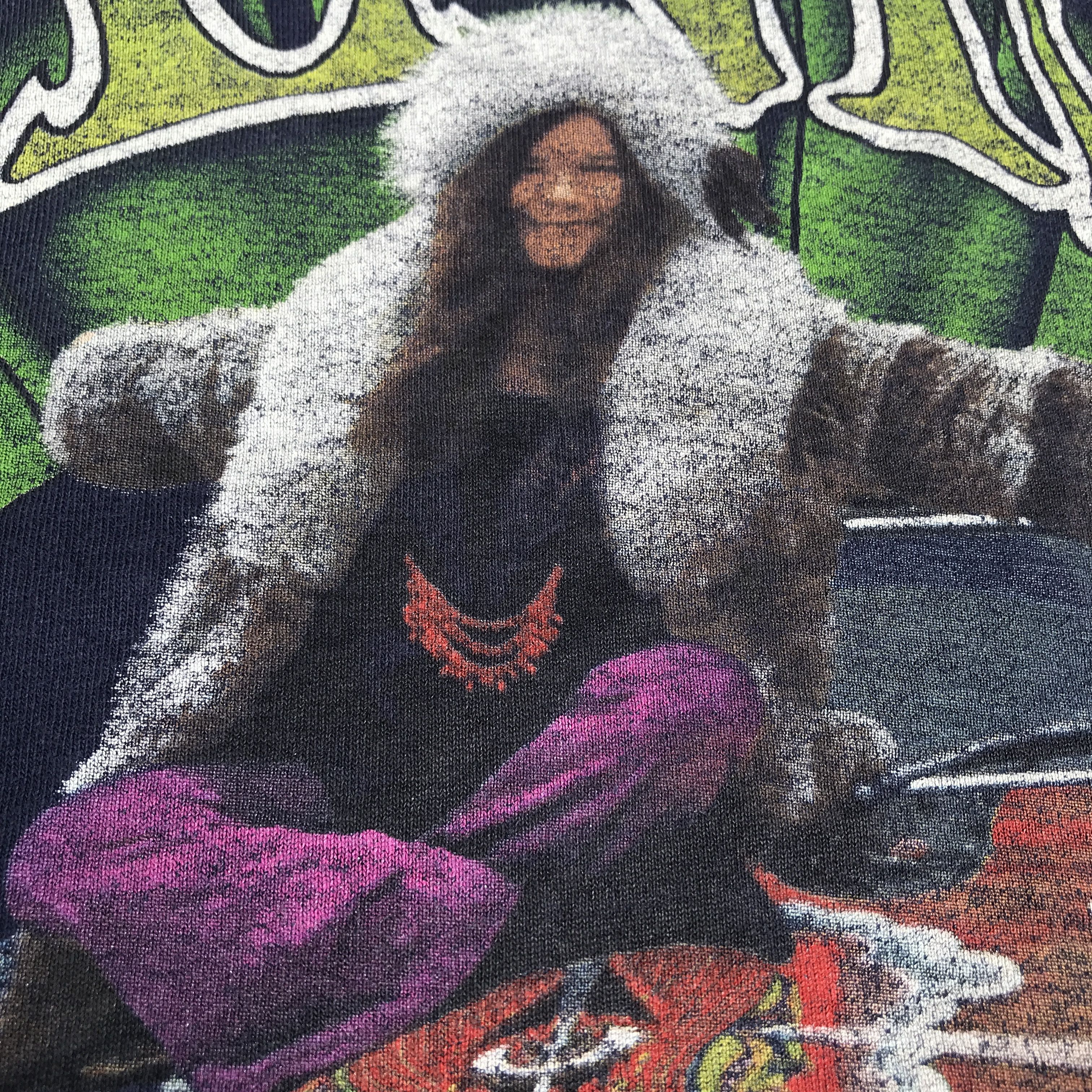 Band Tees Vintage 90s Janis Joplin Promo Tee soul Psychedelic rock Size US L / EU 52-54 / 3 - 4 Thumbnail