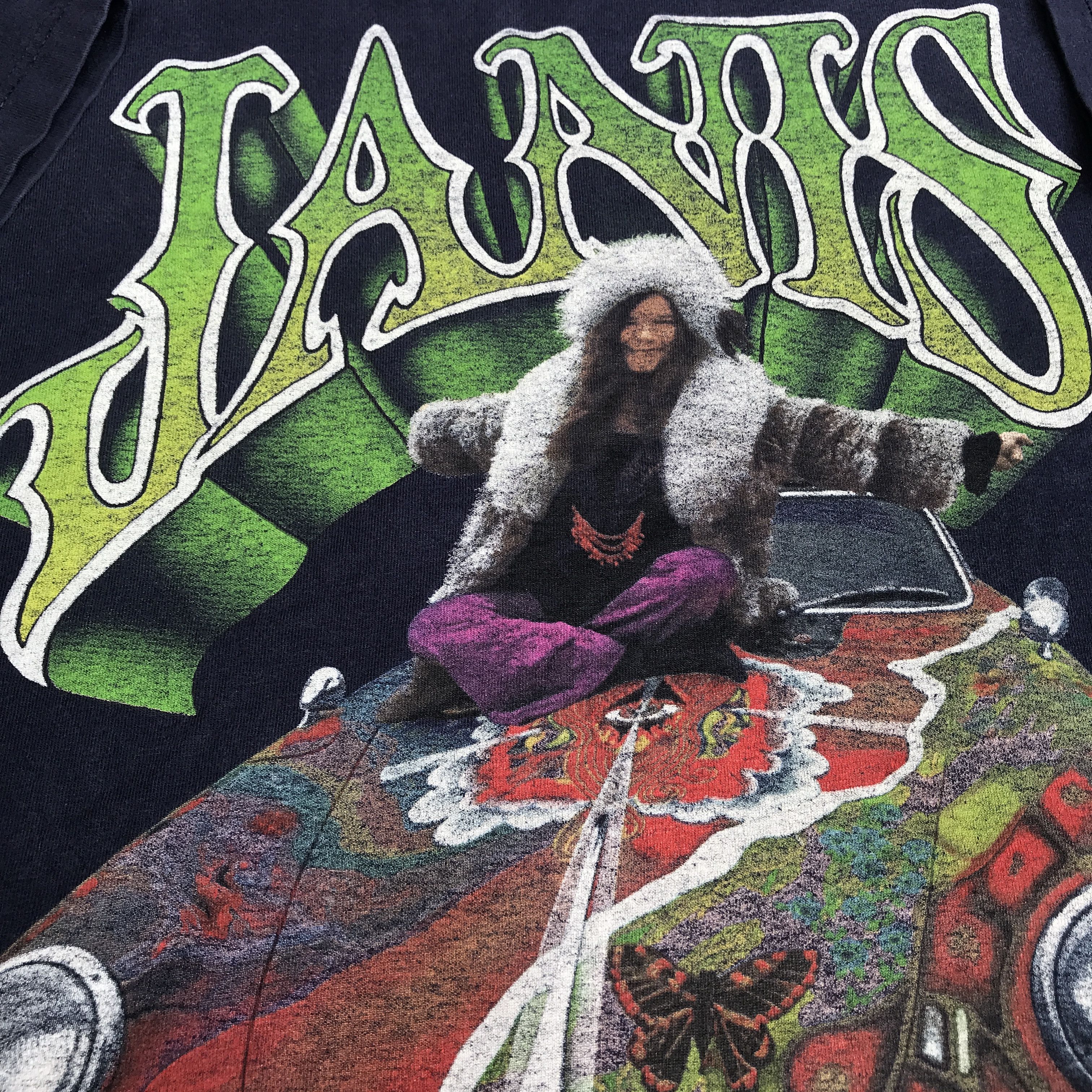 Band Tees Vintage 90s Janis Joplin Promo Tee soul Psychedelic rock Size US L / EU 52-54 / 3 - 3 Thumbnail