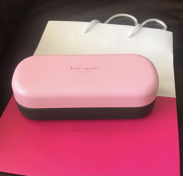 Kate Spade Kate spade new glasses case cloth color in pink/ dark