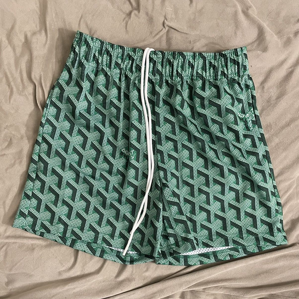 Bravest Studio Mens Shorts Size XXL Goyard Print Brand New With