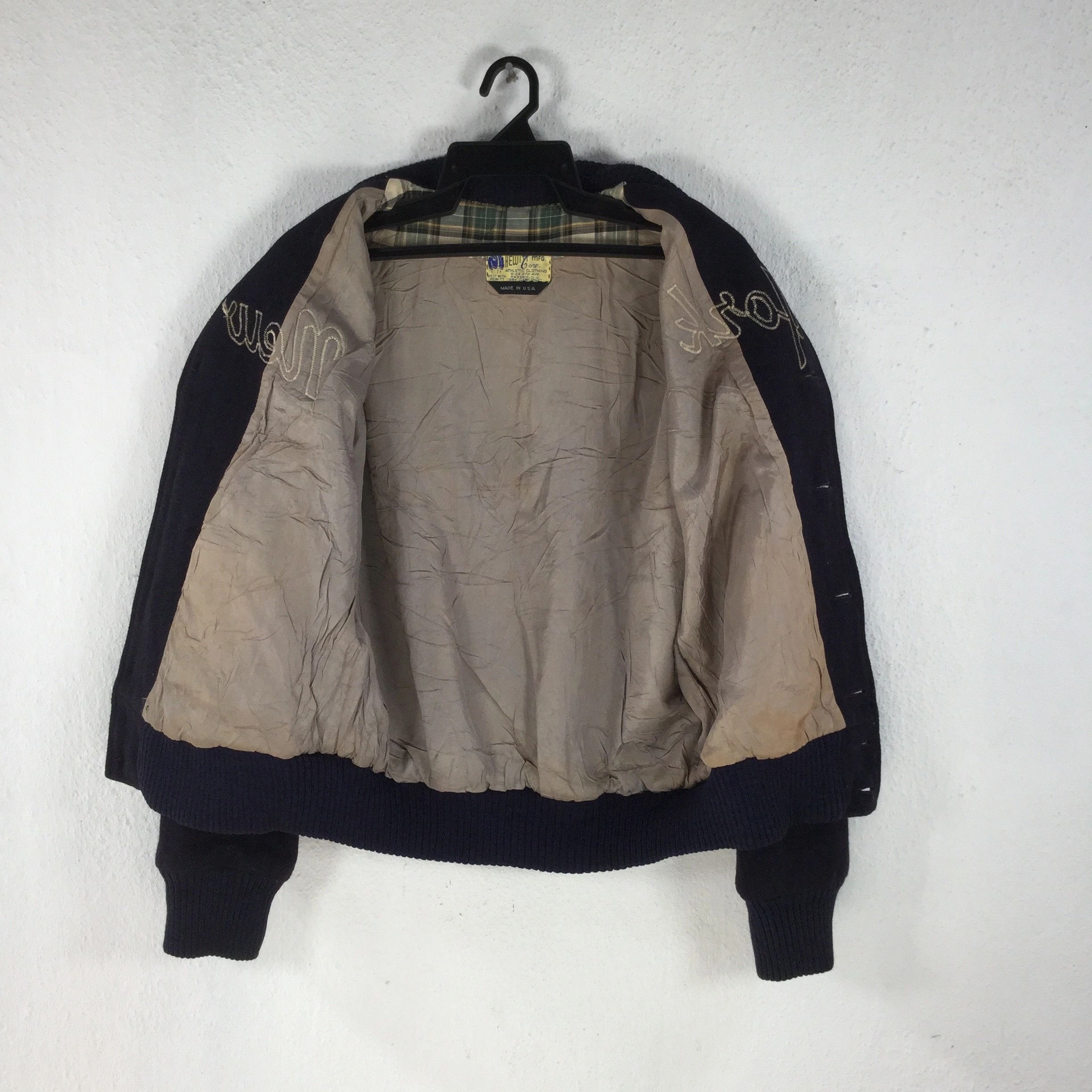 Vintage 70's HEWITT MFG New York Wool Rockabilly Jacket Size US M / EU 48-50 / 2 - 4 Thumbnail