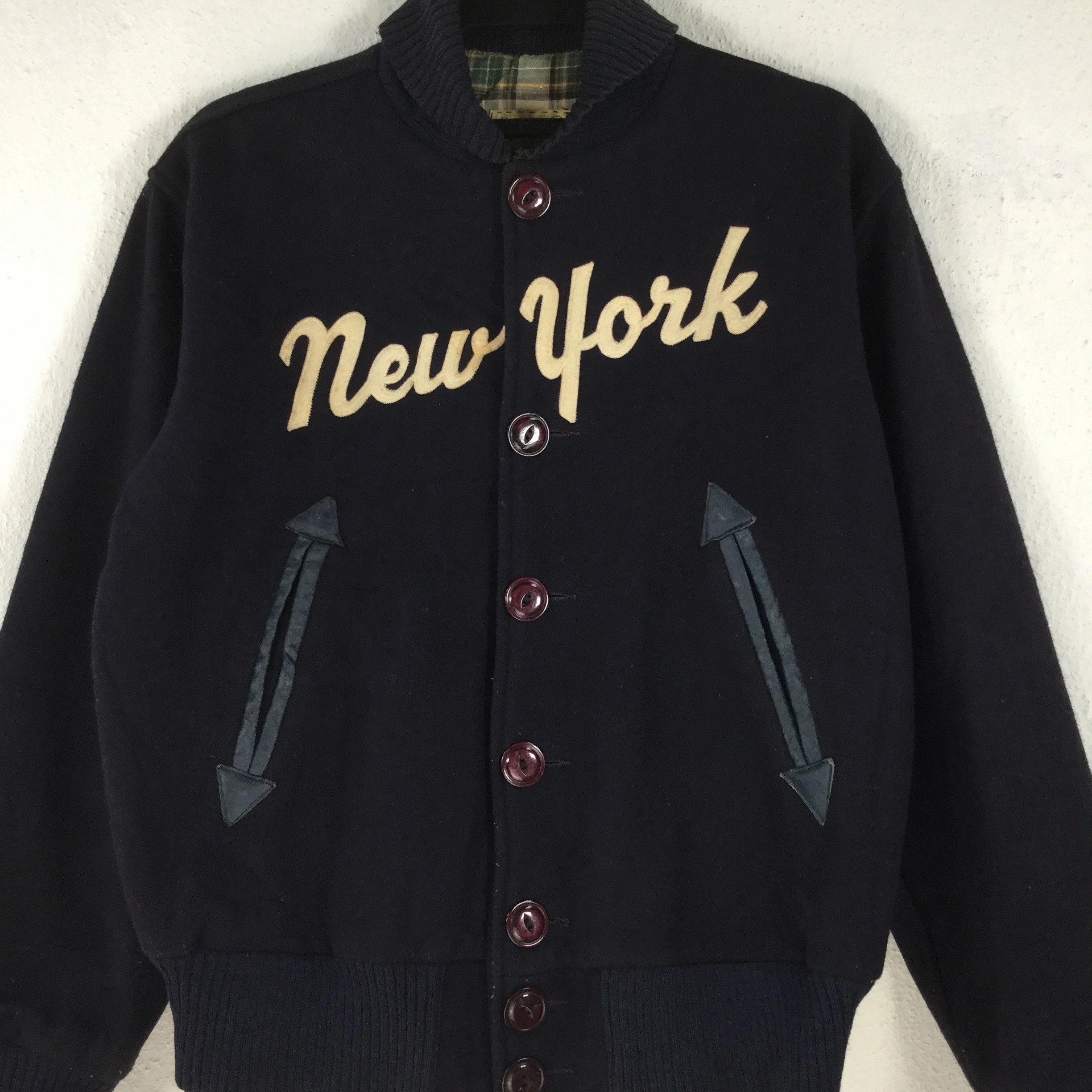 Vintage 70's HEWITT MFG New York Wool Rockabilly Jacket Size US M / EU 48-50 / 2 - 2 Thumbnail
