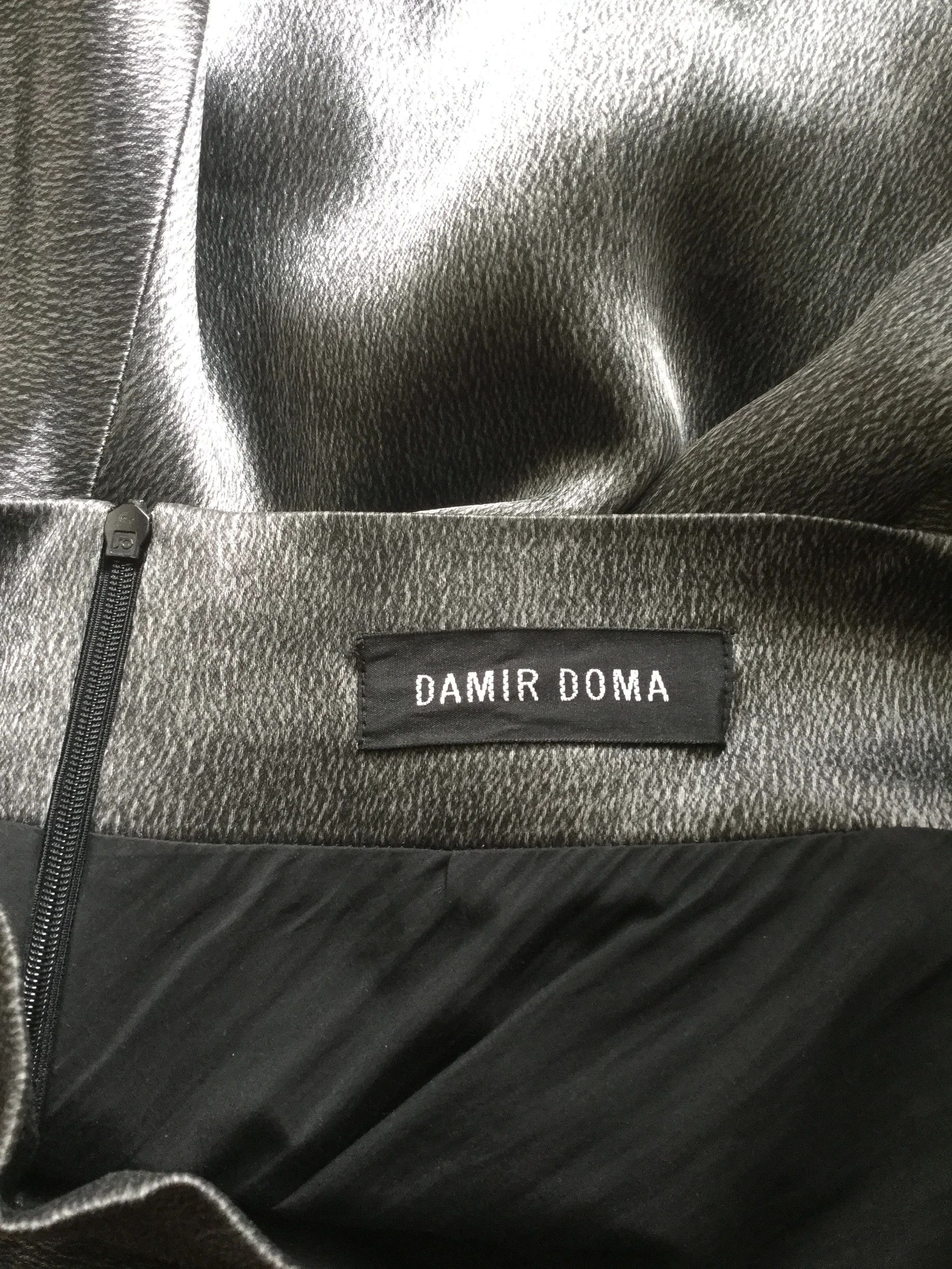 Damir Doma Viscose + acetate skirt.Like SACAI or Yohji Yamamoto Size 26" / US 2 / IT 38 - 5 Thumbnail