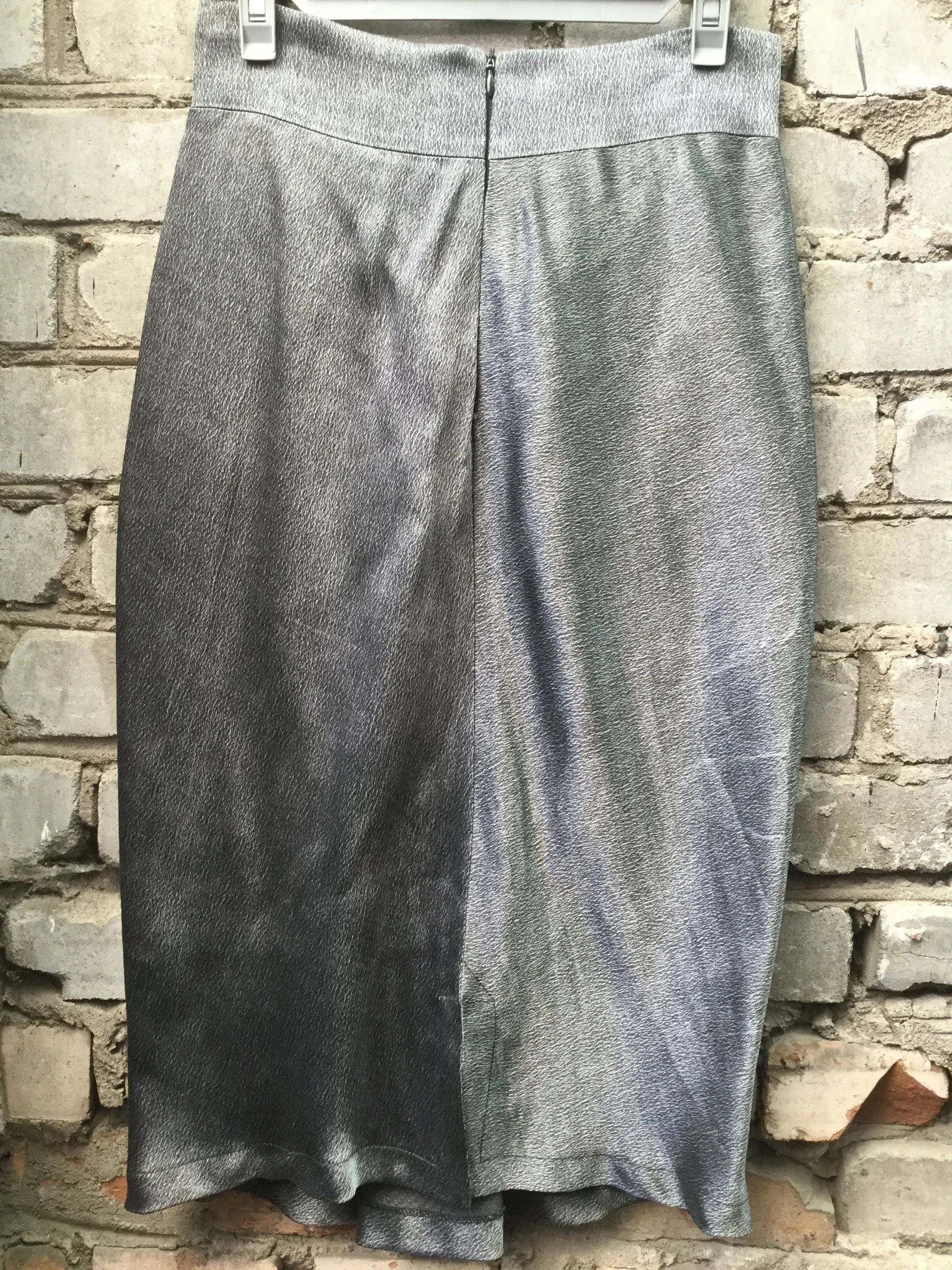 Damir Doma Viscose + acetate skirt.Like SACAI or Yohji Yamamoto Size 26" / US 2 / IT 38 - 4 Thumbnail