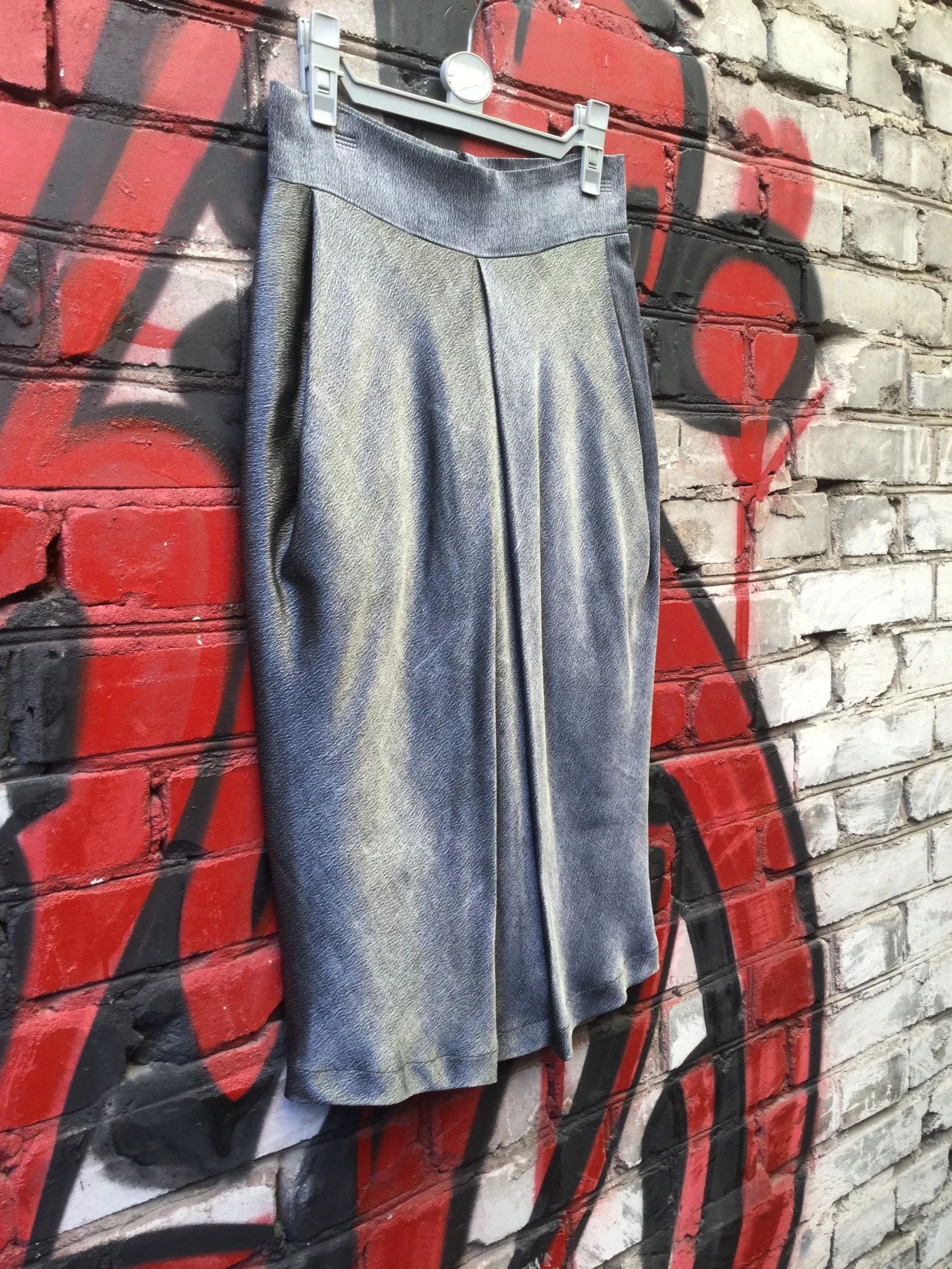 Damir Doma Viscose + acetate skirt.Like SACAI or Yohji Yamamoto Size 26" / US 2 / IT 38 - 2 Thumbnail