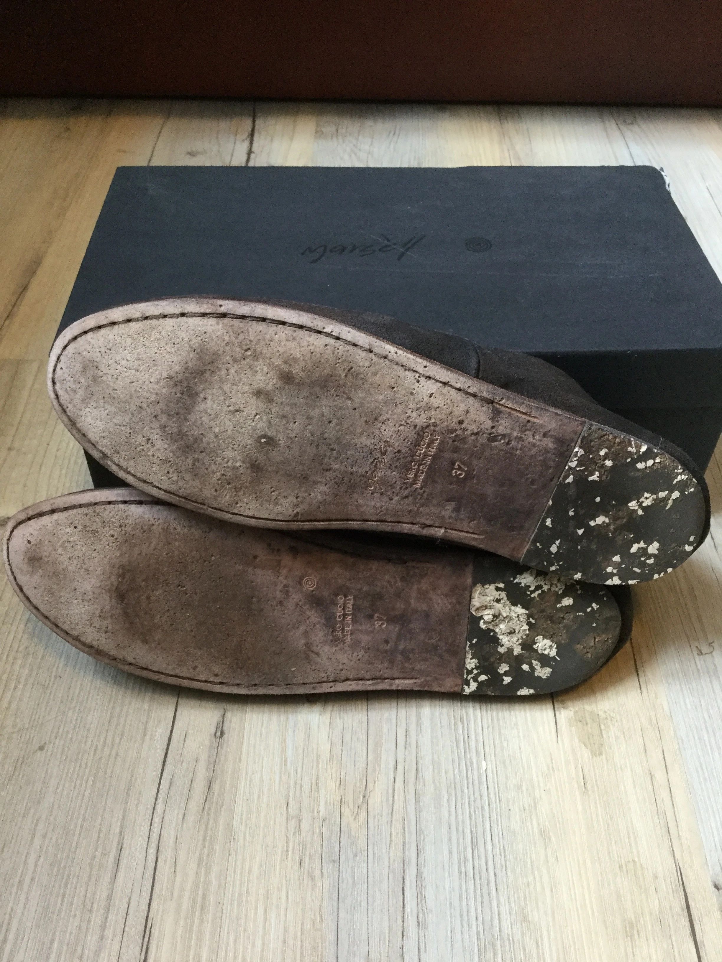 Marsell MORO suede distressed shoes. Size US 5 / EU 37 - 4 Thumbnail
