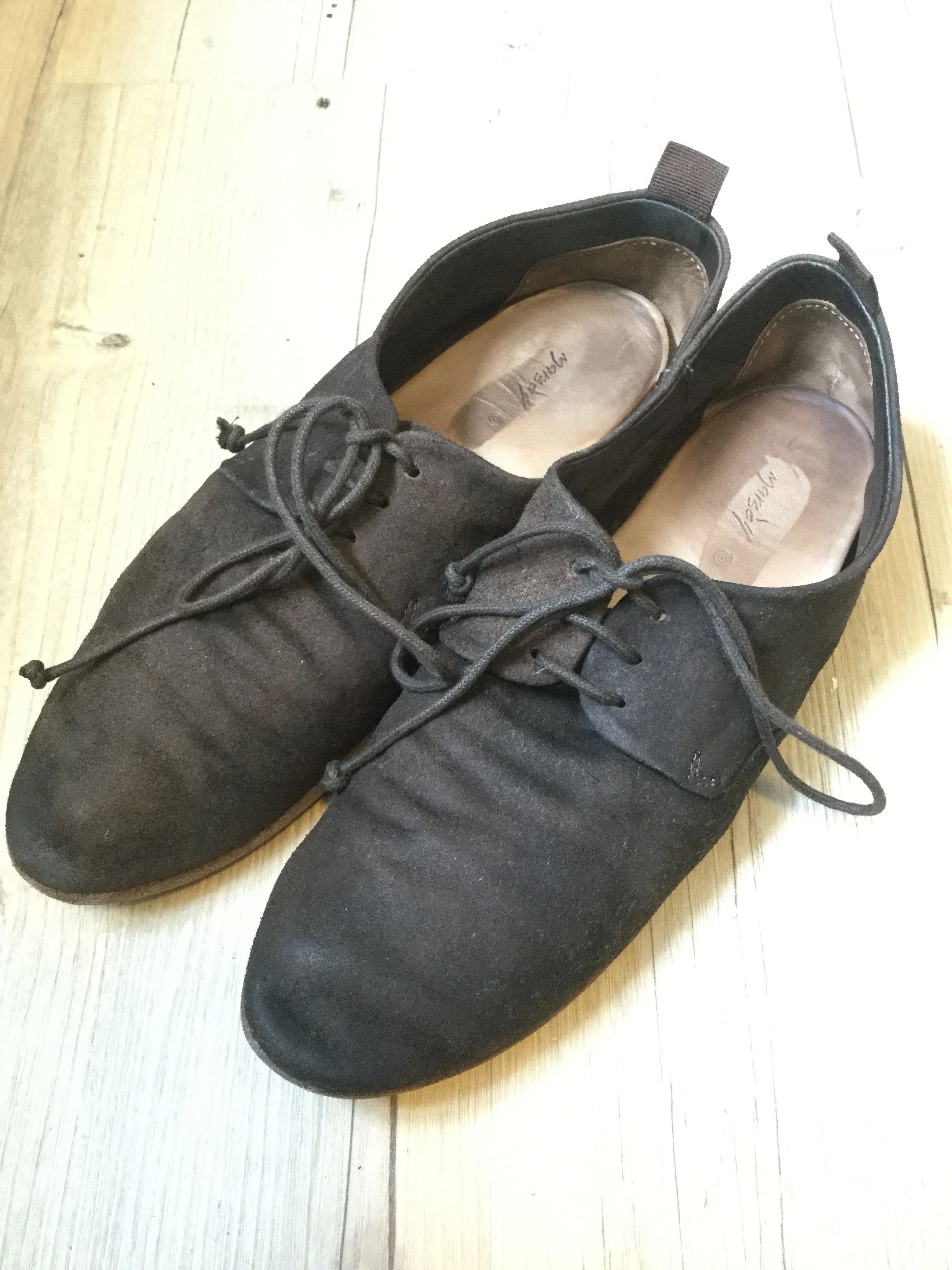 Marsell MORO suede distressed shoes. Size US 5 / EU 37 - 1 Thumbnail
