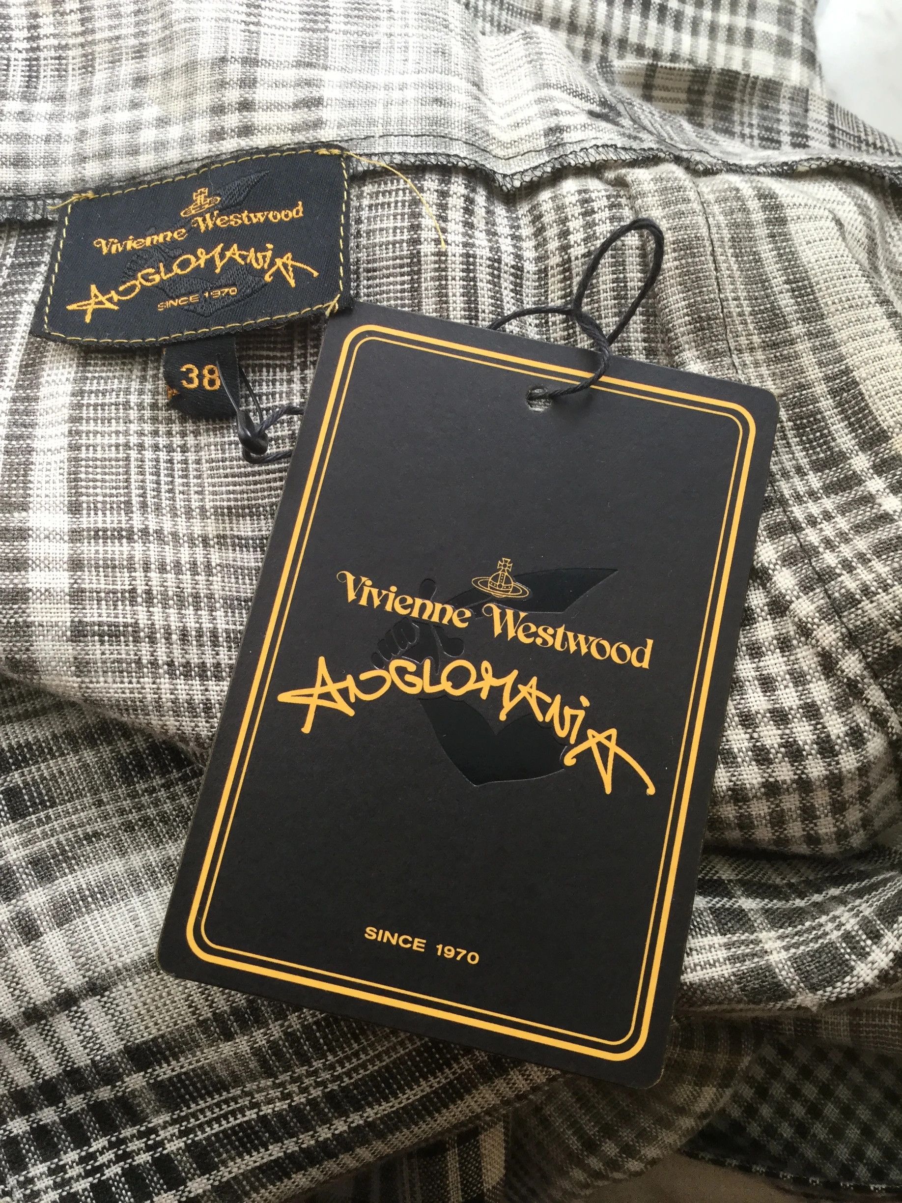 Vivienne Westwood !NEW Plaid Asymmetric double-layer skirt.Like Yohji Yamamoto Size 28" / US 6 / IT 42 - 4 Thumbnail