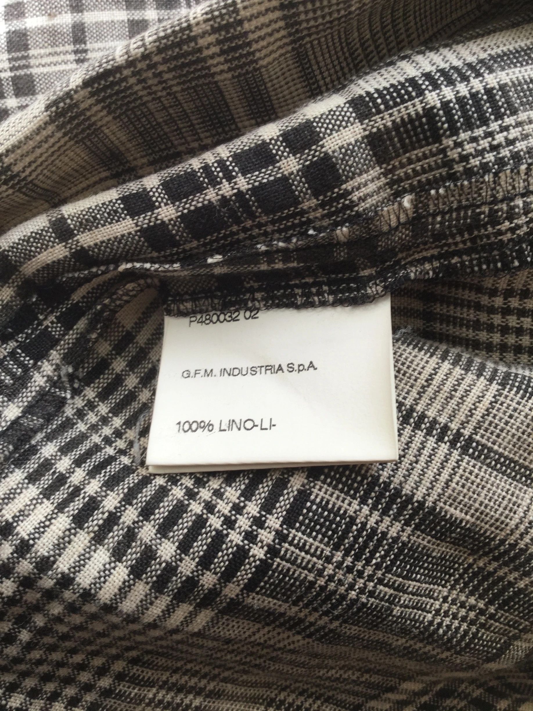 Vivienne Westwood !NEW Plaid Asymmetric double-layer skirt.Like Yohji Yamamoto Size 28" / US 6 / IT 42 - 5 Thumbnail