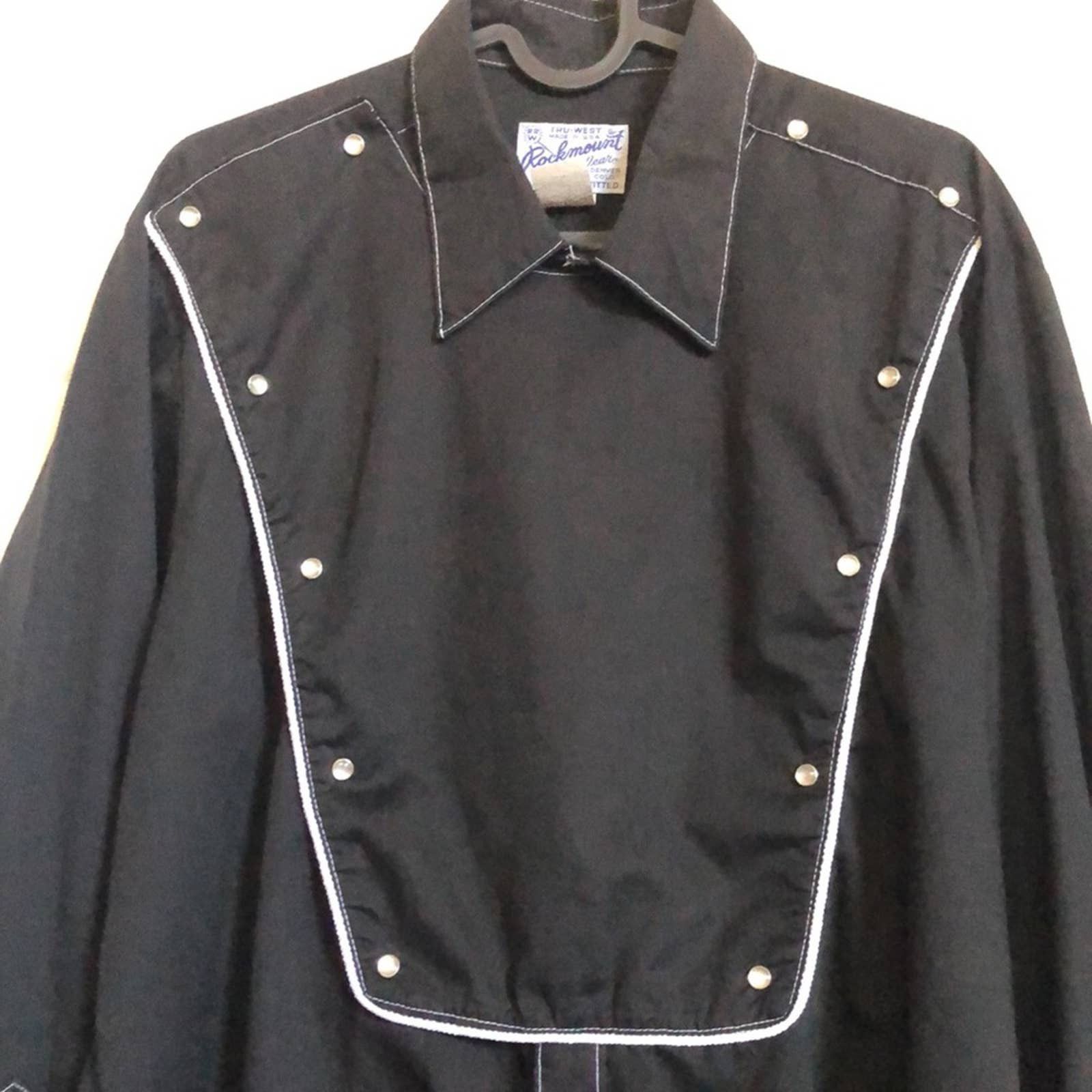 Vintage Rocknount Ranch western long sleeve cowboy shirt Shirts Button Ups