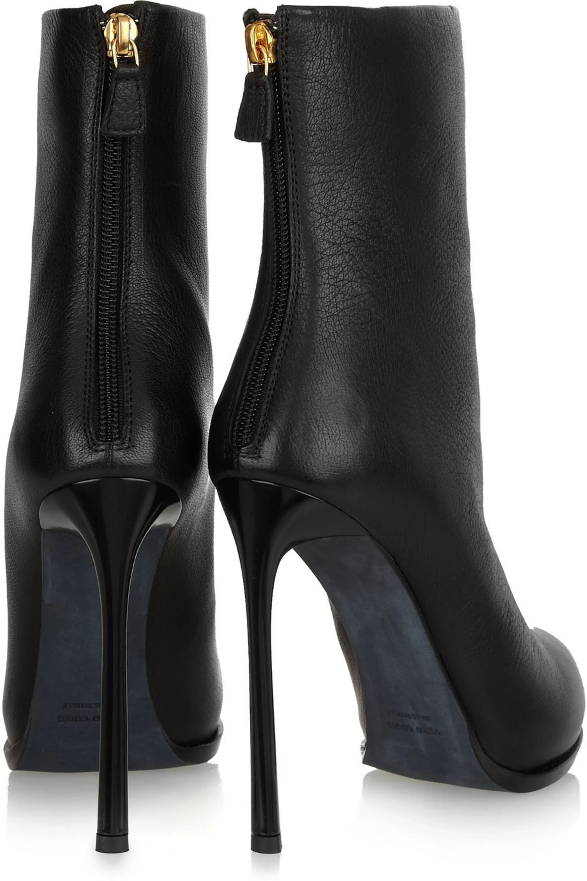 Lanvin Leather ankle boots.Like Prada or Saint Laurent Size US 7.5 / IT 37.5 - 4 Thumbnail