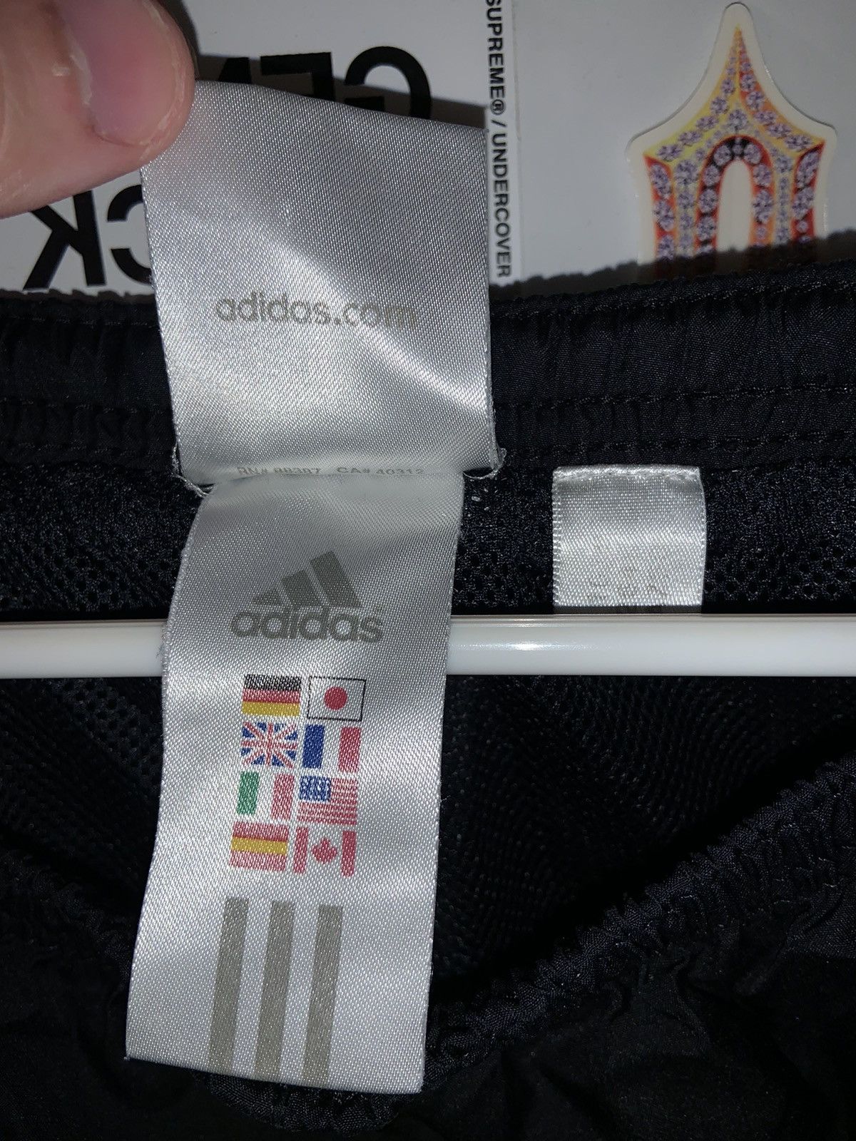 Adidas Adidas Black/Gold Mesh Sweatpants Size US 36 / EU 52 - 6 Thumbnail