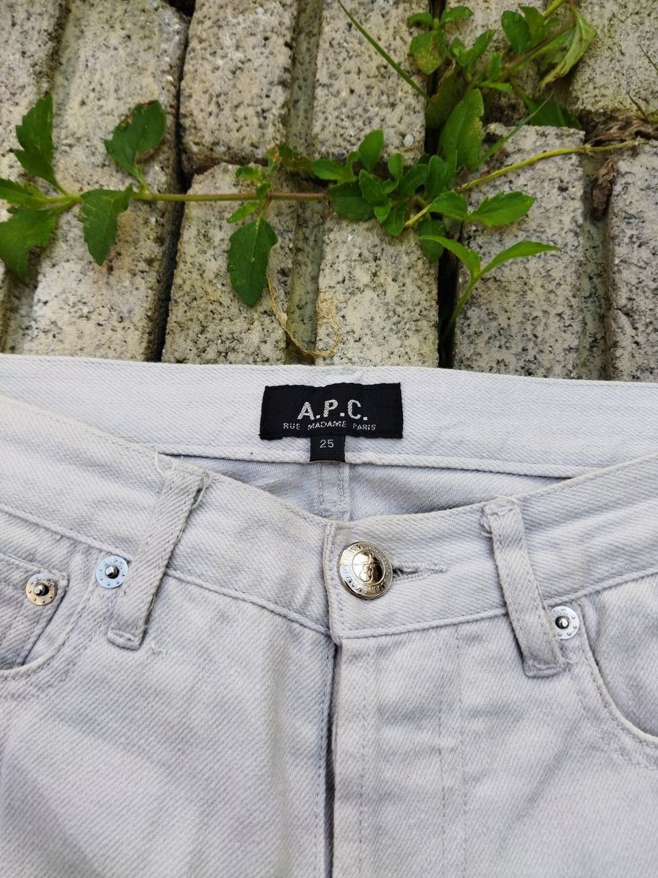 A.P.C. × Designer Rare A.P.C Grey Jeans Size US 29 - 4 Thumbnail