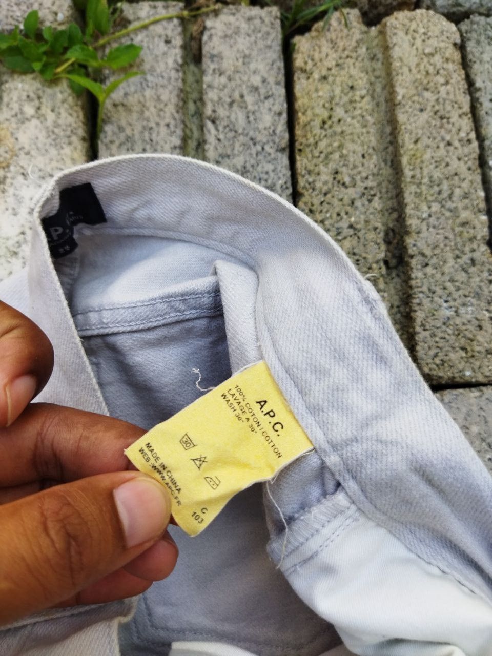 A.P.C. × Designer Rare A.P.C Grey Jeans Size US 29 - 3 Thumbnail